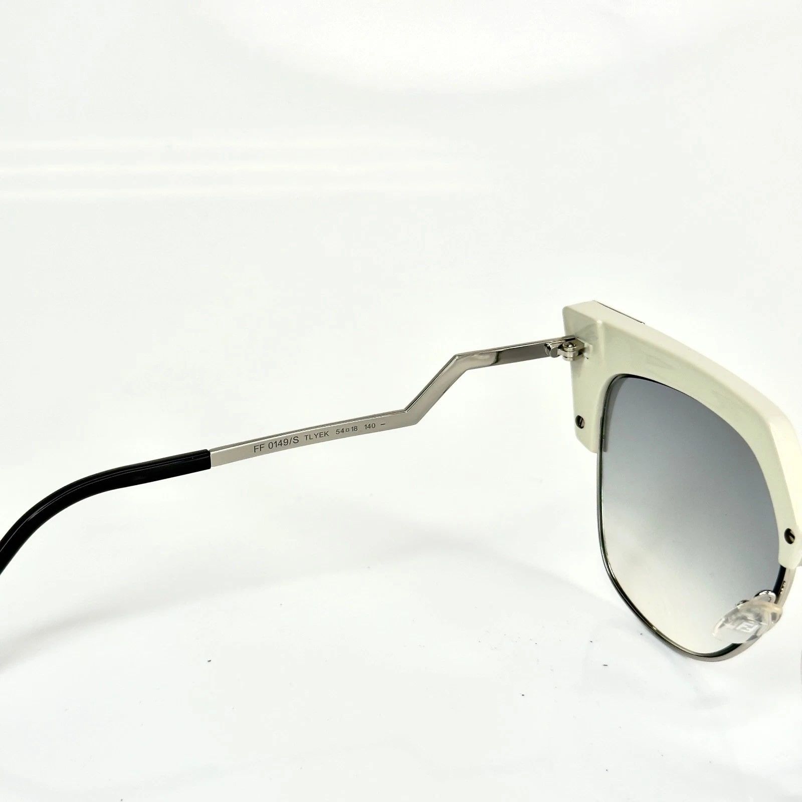 Fendi FENDI IRIDIA FF0149 Silver Gray Geometric Sunglasses 0149 Size ONE SIZE - 2 Thumbnail