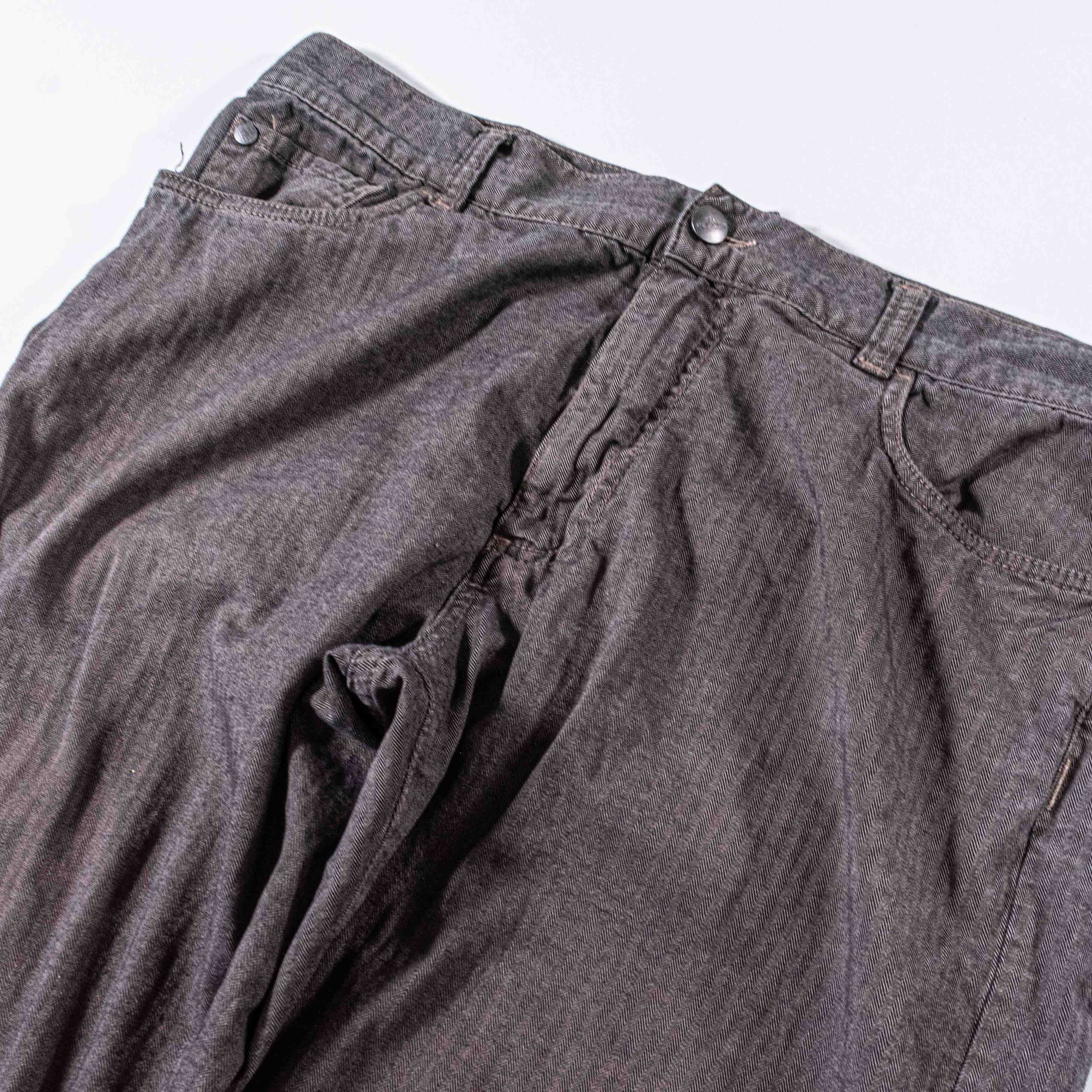 Canali Canali Herringbone 5 Pocket Pants Made in Italy 54 38x28 Size US 38 / EU 54 - 7 Thumbnail