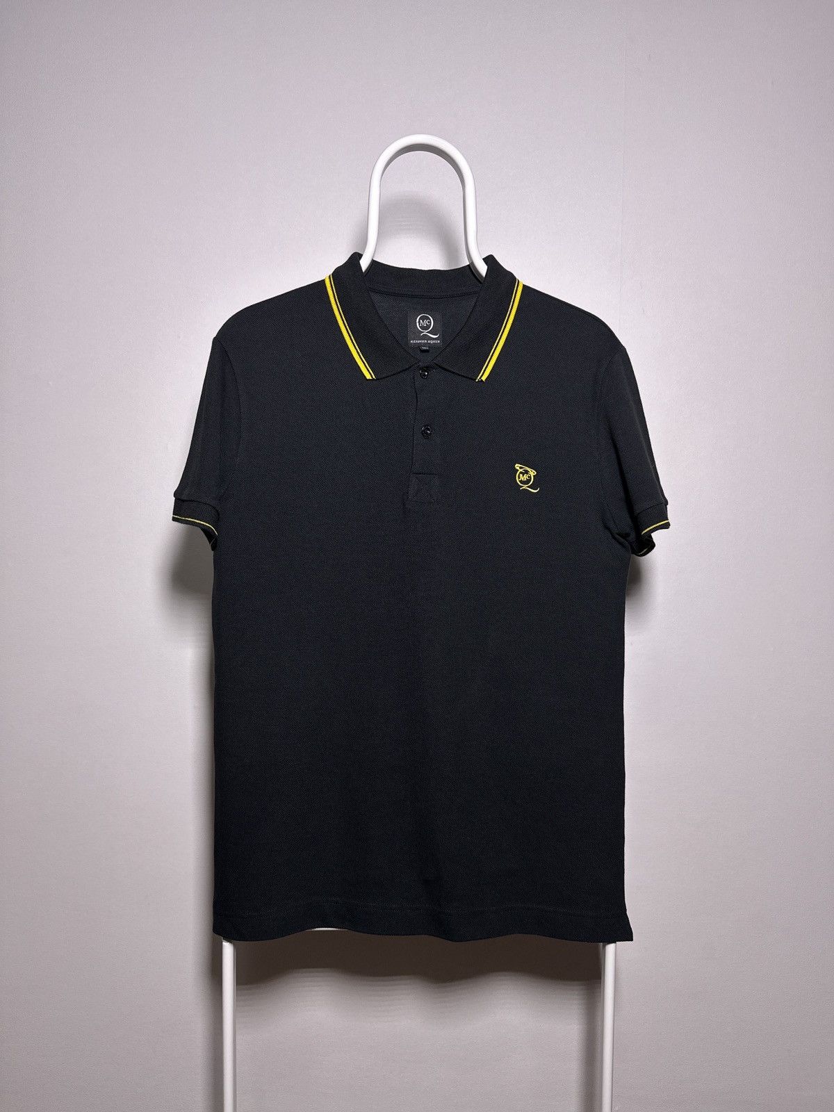 Tシャツ・カットソー ALEXANDER MCQUEEN Men Polo Shirts 809764QXABW 1080 Black Alexander McQueen ALEXANDER MCQUEEN Men Polo Shirts 809764