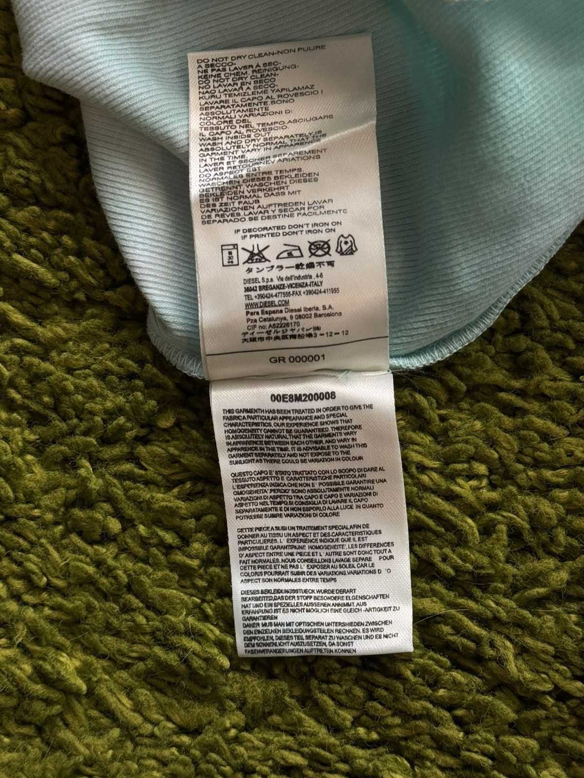 Designer × Diesel × Vintage Diesel 2000s vintage avant garde washed ribbed tank top Y2K Size S / US 4 / IT 40 - 7 Thumbnail