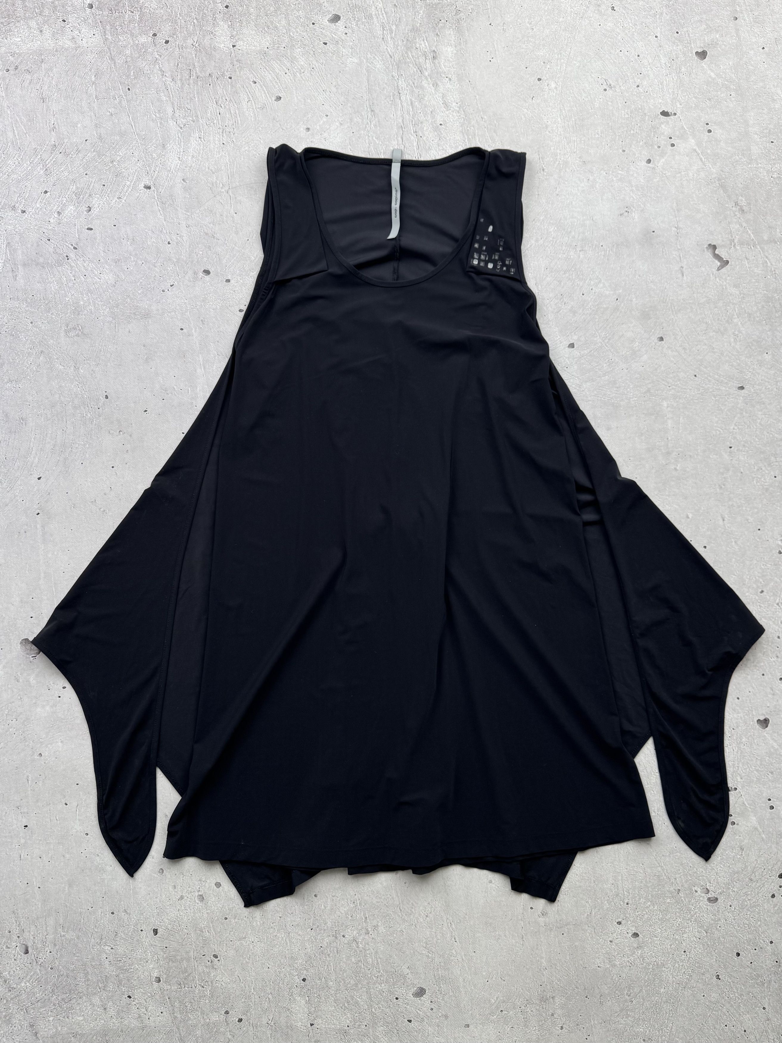Cop Copine Vintage Gothic Asymmetric Belted Dress