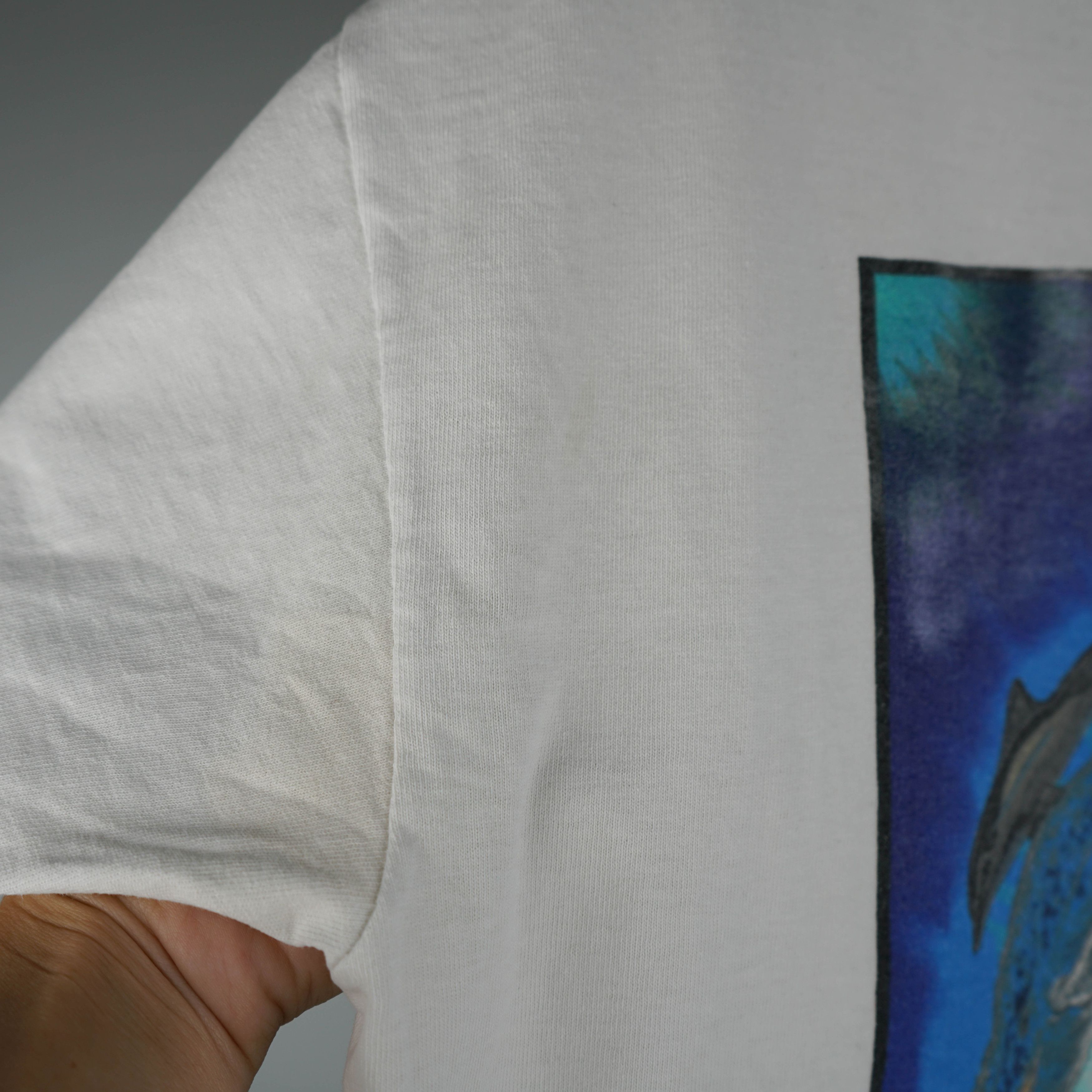 Arts & Science × Vintage Vintage Markus Willis Art T-Shirt Earth and Whales Size US L / EU 52-54 / 3 - 5 Thumbnail