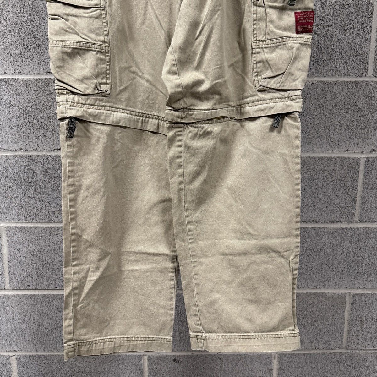 Vintage Old Navy Tan Paratrooper Cargo Pants ERD Grunge Raimundo Size US 29 - 4 Thumbnail