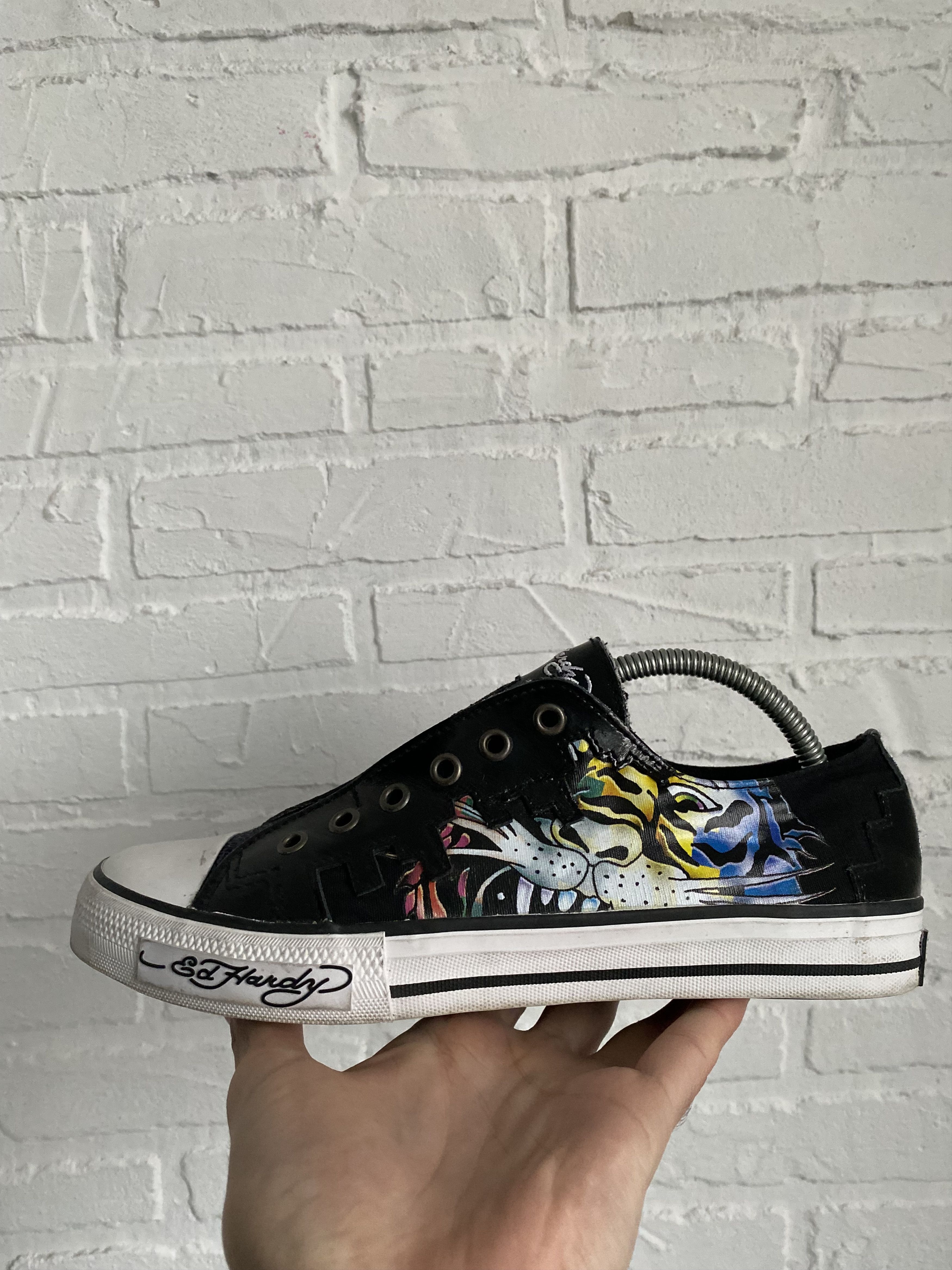 Ed Hardy Ed Hardy tattoo tiger old school sneakers Size US 7 / EU 40 - 1 Thumbnail