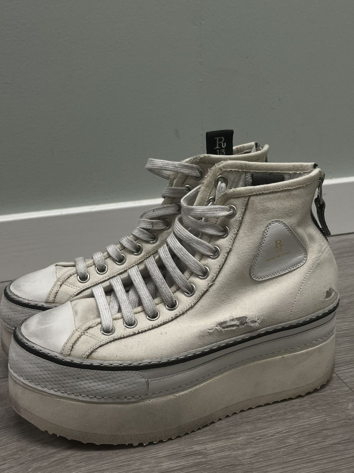 R13 Courtney high top sneaker. 8 Size US 8 / IT 38 - 9 Thumbnail