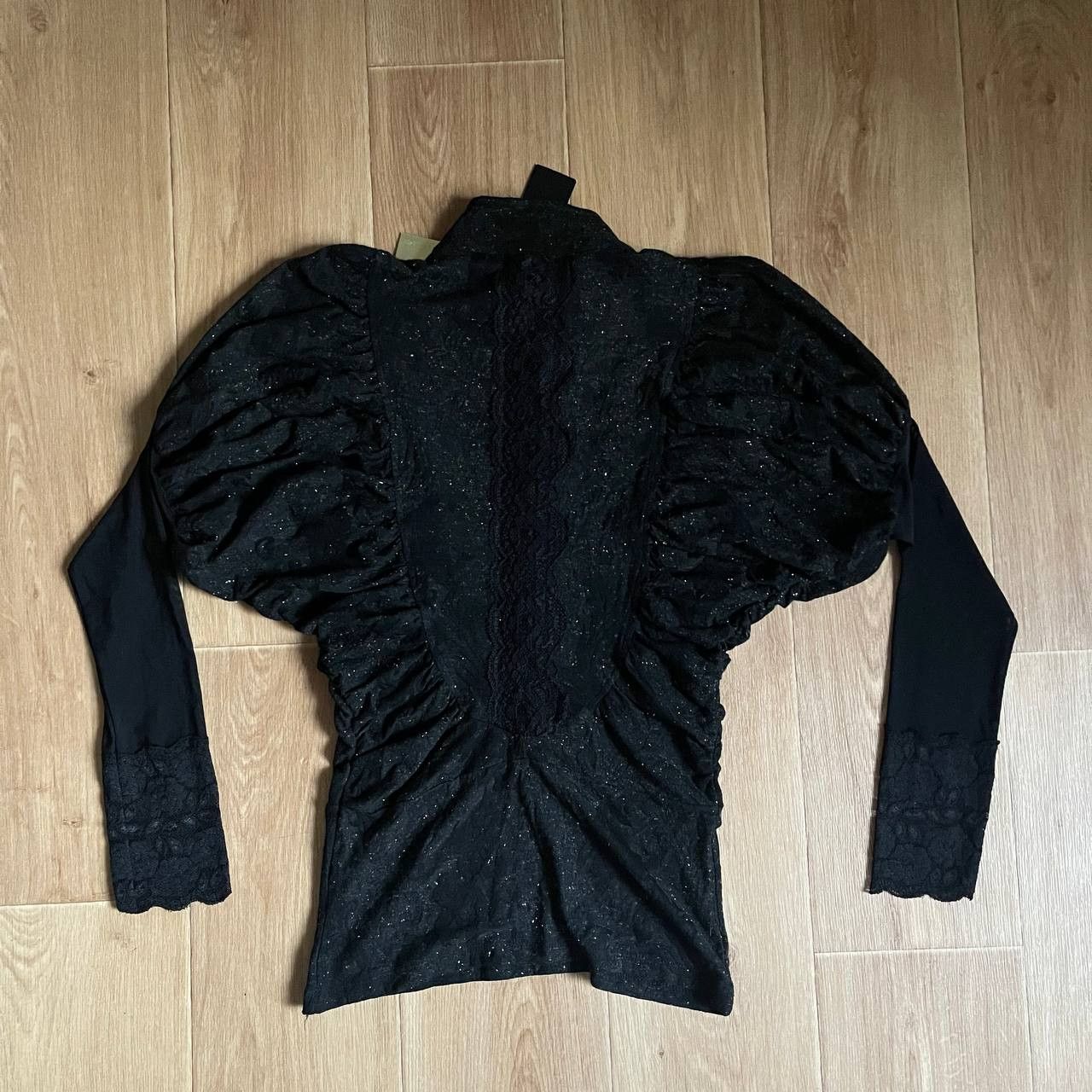 Roberto Cavalli new women lace blouse clasps up vintage