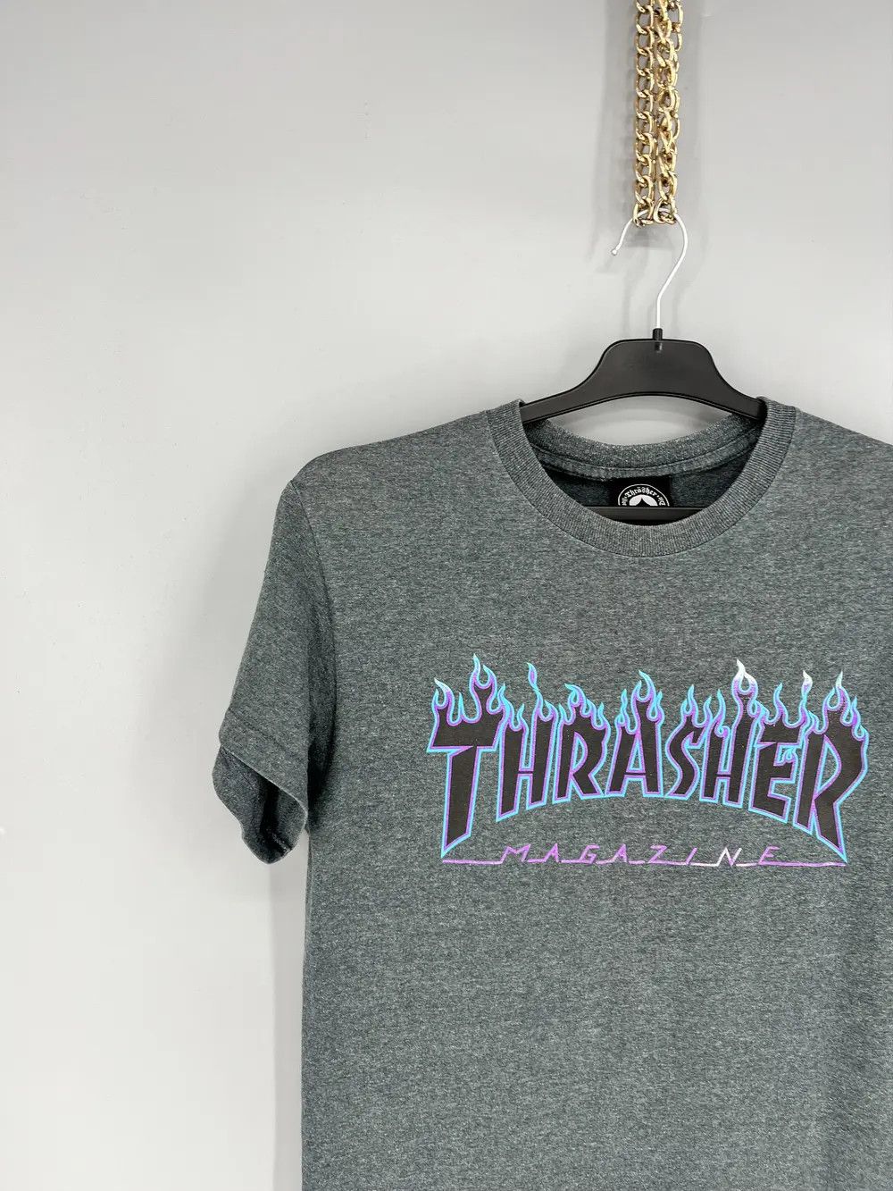 Thrasher Vintage Thrasher Big Logo Skateboard Tee Size S Size US S / EU 44-46 / 1 - 4 Thumbnail