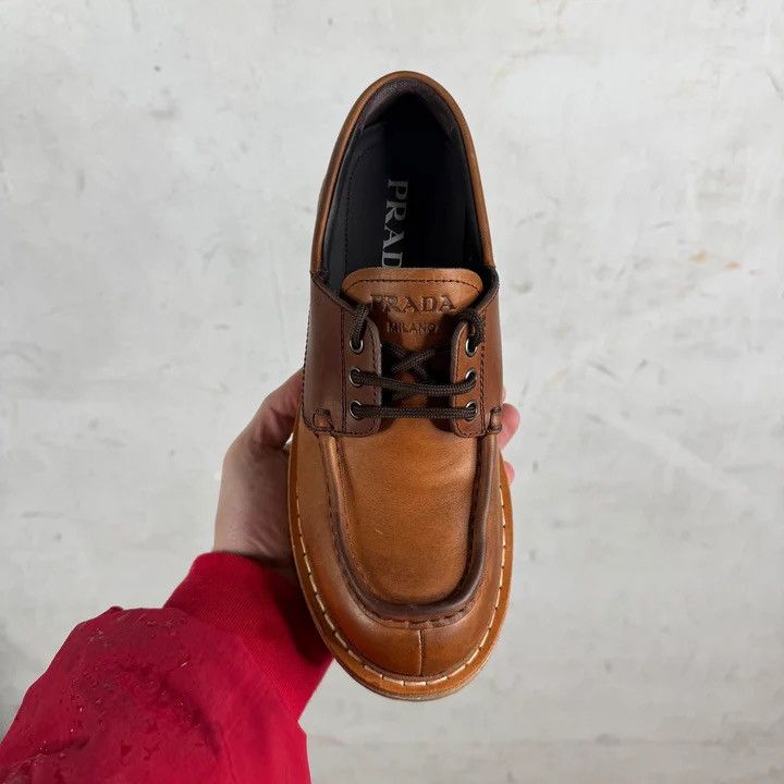 Prada PRADA ST. MORITZ DERBYS Size US 6.5 / EU 39-40 - 3 Thumbnail