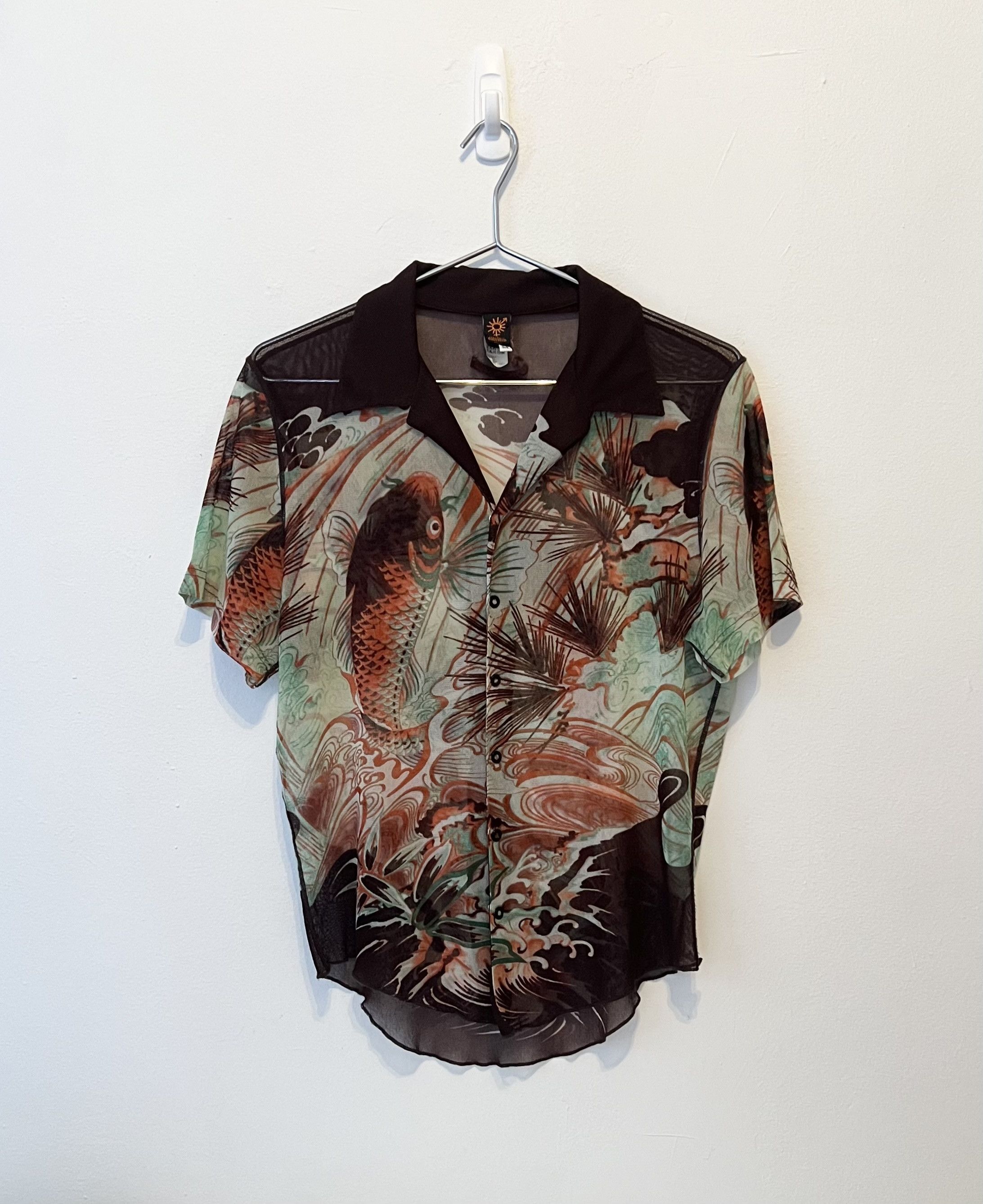 Jean Paul Gaultier JPG koi fish mesh top Size US M / EU 48-50 / 2 - 1 Thumbnail