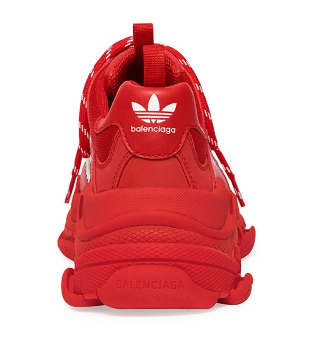 Balenciaga o1w1db10824 Triple S Sneakers in Red Size US 10 / EU 43 - 5 Thumbnail