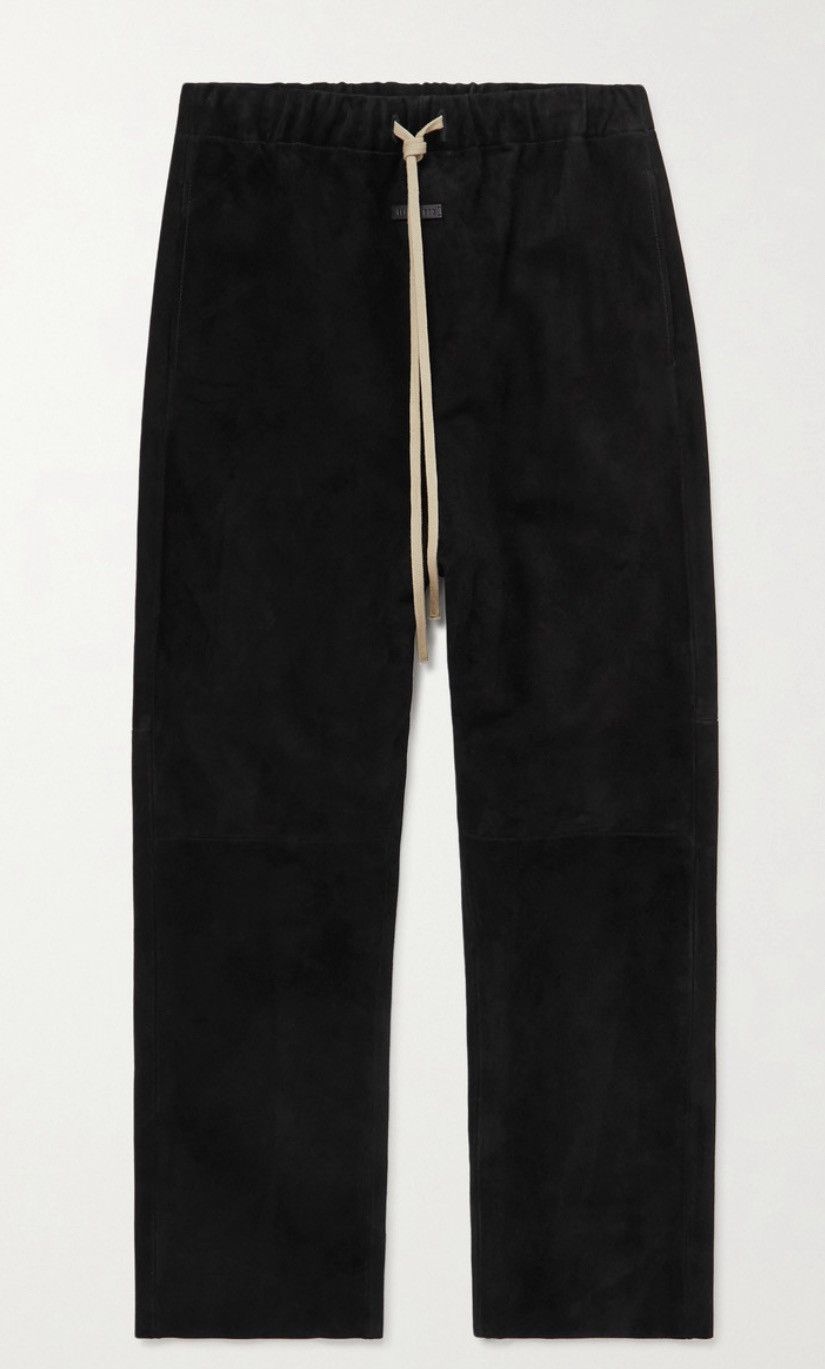 image of Fear Of God Eternal Black Suede Pants Xxl, Men's (Size 40)