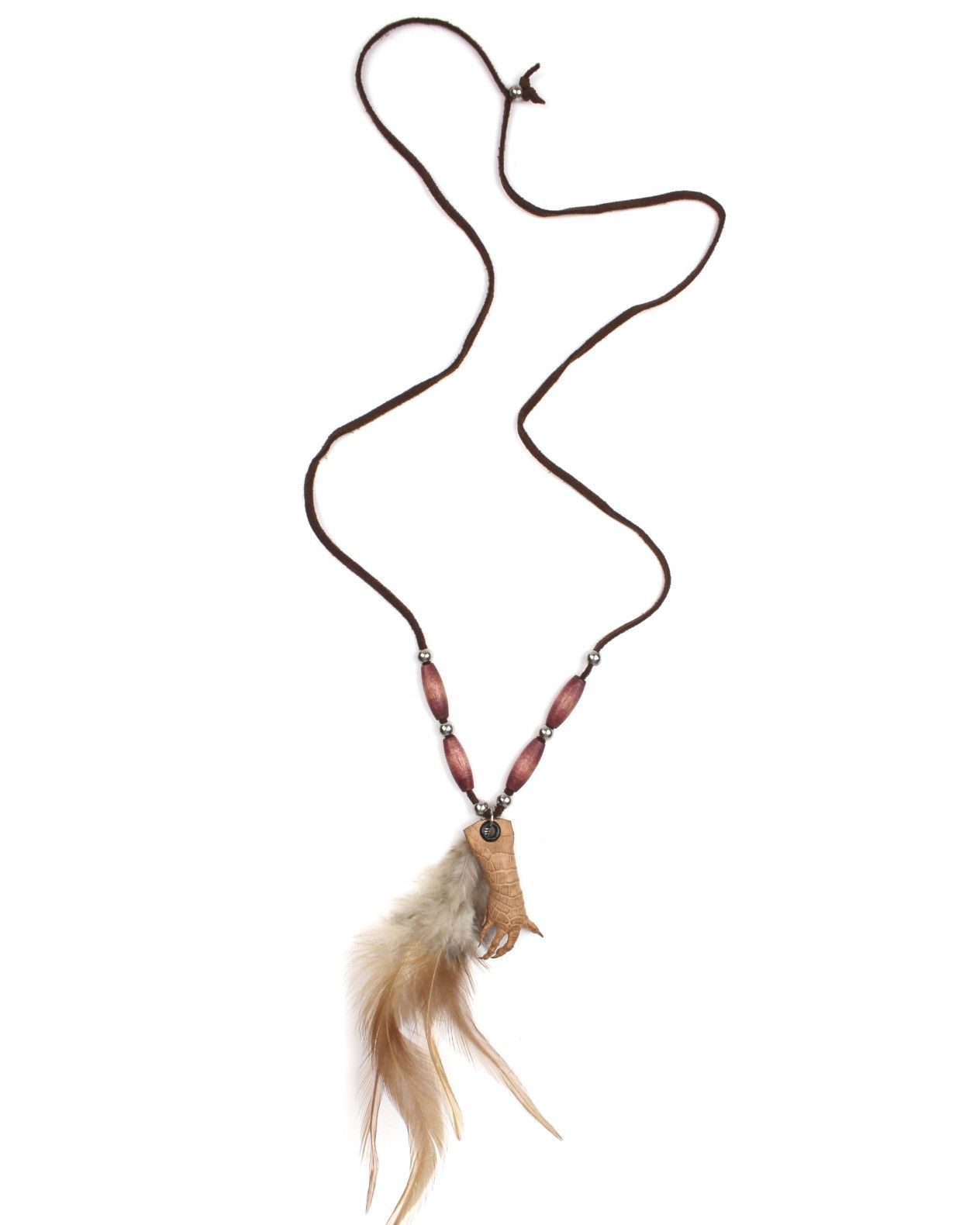 If Six Was Nine 2000S JAPANESE MADE REPTILE CLAW FEATHER NECKLACE Size ONE SIZE - 1 Thumbnail