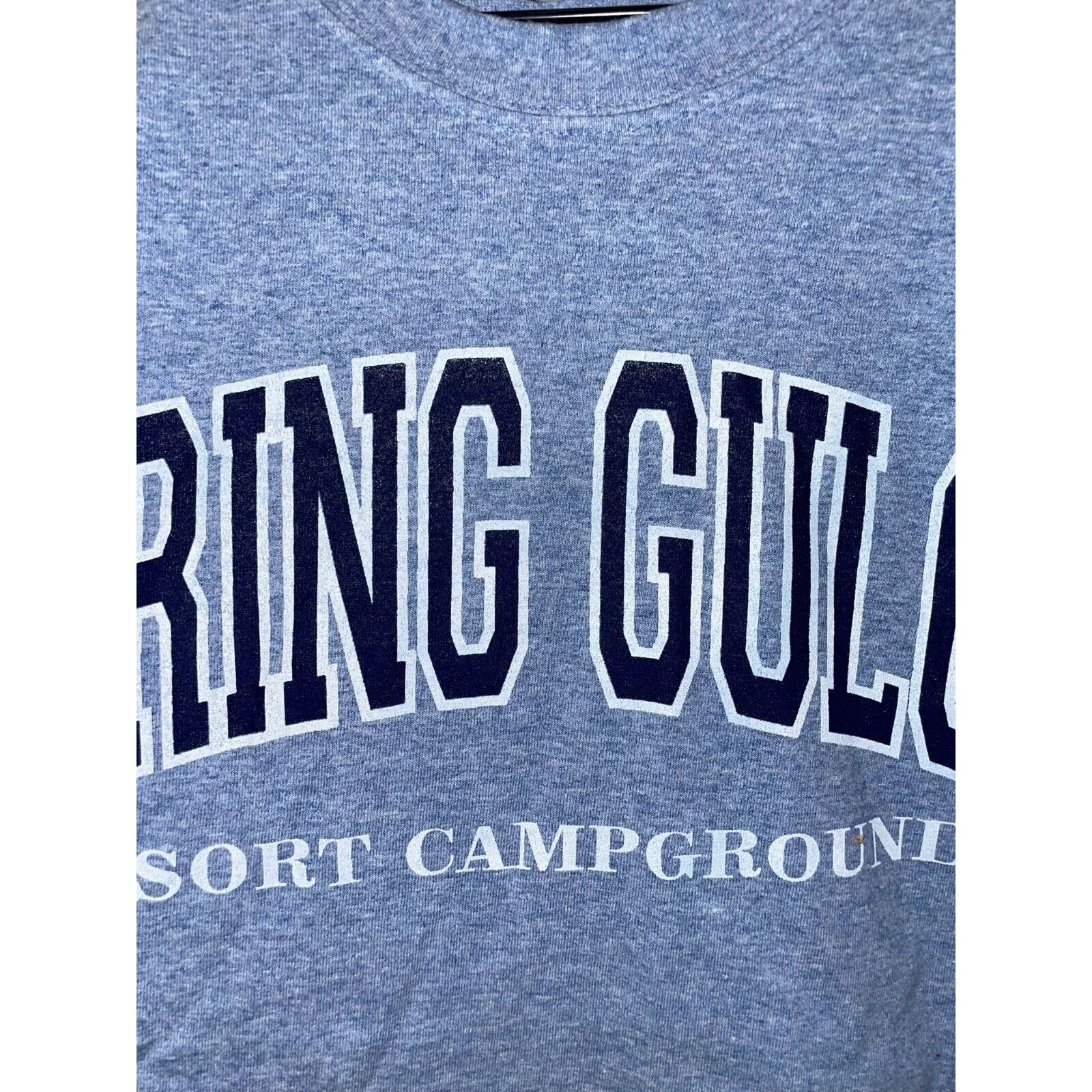 Anvil Vintage Spring Gulch Shirt Resort Campground Blue Tee 90s M Size US M / EU 48-50 / 2 - 3 Thumbnail