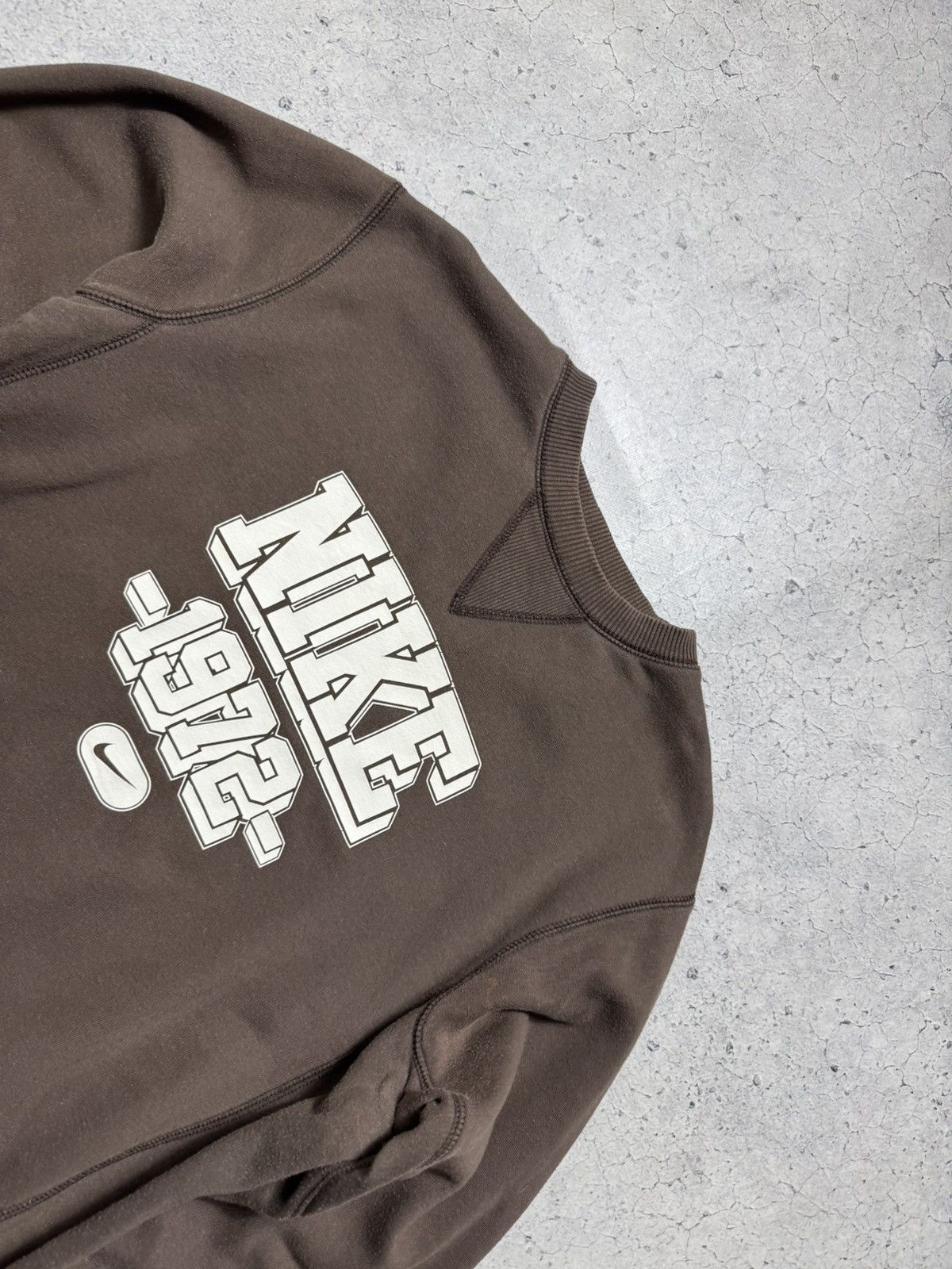 Nike Nike 1972 Brown Vintage Sweatshirt Size M Size US M / EU 48-50 / 2 - 5 Thumbnail