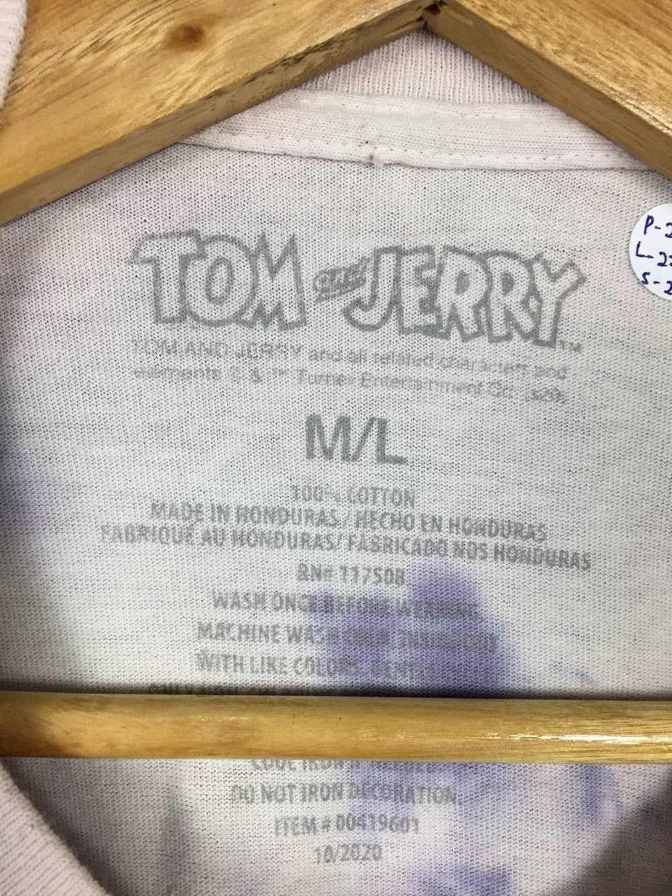 Cartoon Network × Vintage Tom And Jerry Warner Bros Cartoon Longsleeve Tie Dye Tee Size US L / EU 52-54 / 3 - 8 Thumbnail