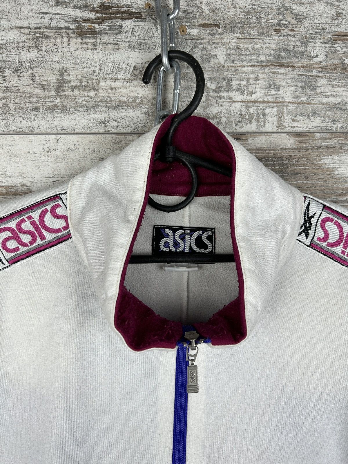 Asics × Vintage Mens Vintage Asics Olympic stripes y2k rare streetwear OG Size US L / EU 52-54 / 3 - 5 Thumbnail
