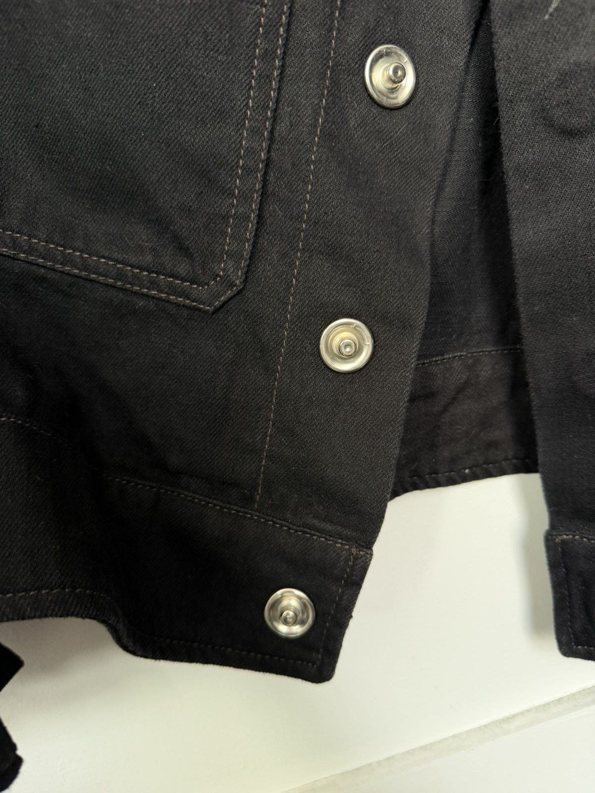 Lemaire Lemaire Black Denim Jacket Size XS / US 0-2 / IT 36-38 - 3 Thumbnail