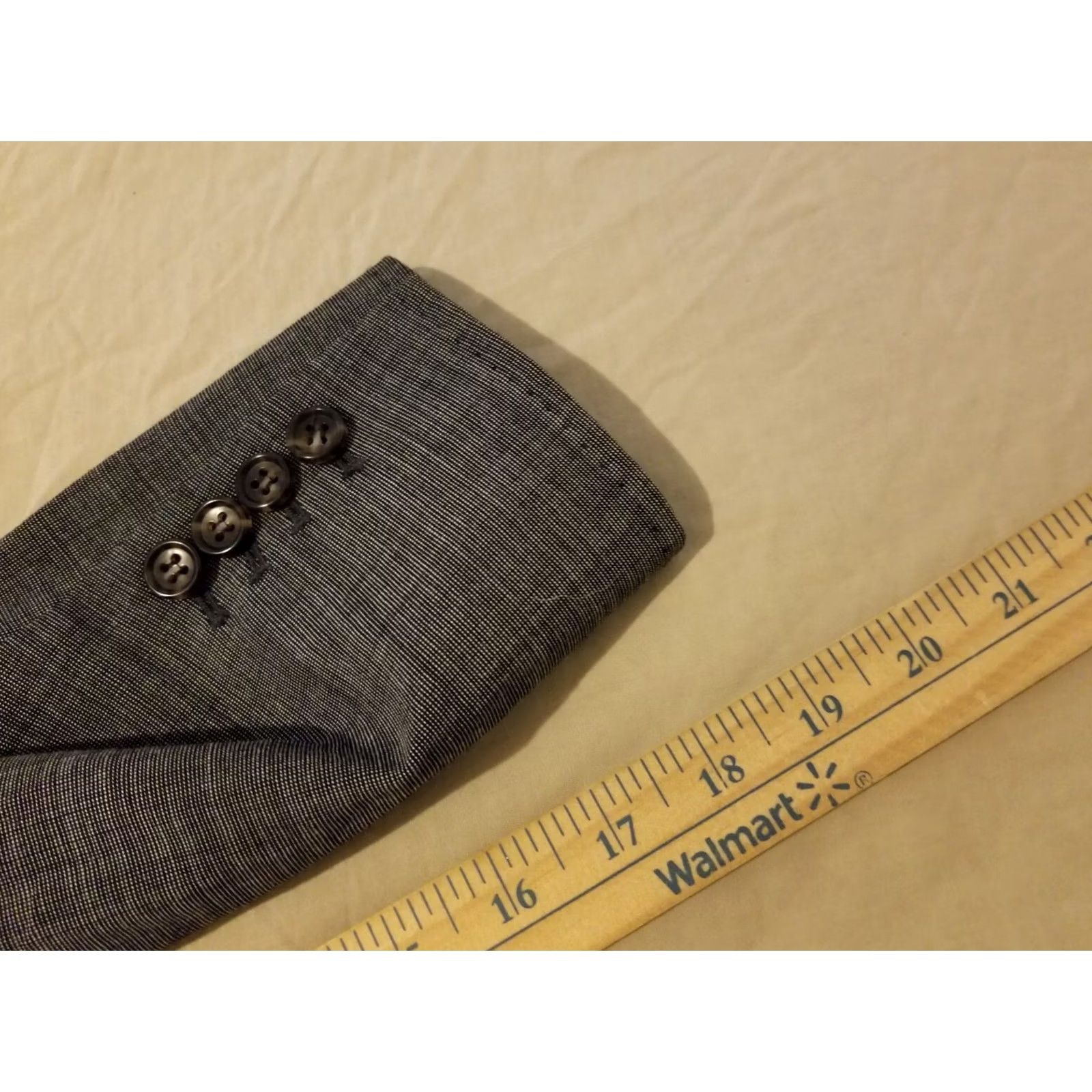 Talbots Womens Talbots Wool Blazer 8 Grey Gray Wool Blazer Womens 8 Gray Talbots Jacket Blazer Womens Size M / US 6-8 / IT 42-44 - 7 Thumbnail