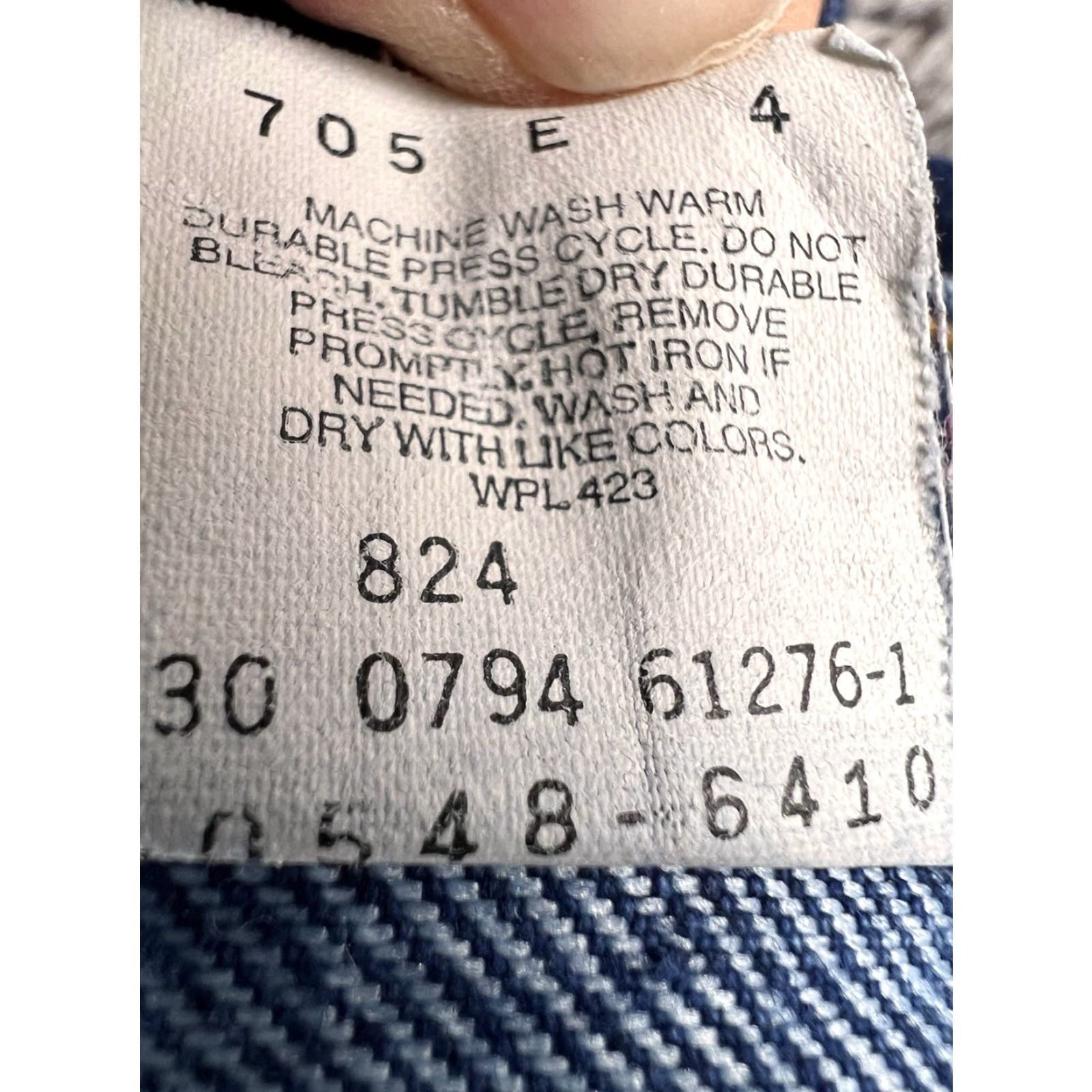 Levi's VINTAGE Levis 540 Jeans Mens 32x34 Straight Leg USA Brown Tab Denim Cotton Comfortable Pockets 90s Size US 32 / EU 48 - 5 Thumbnail