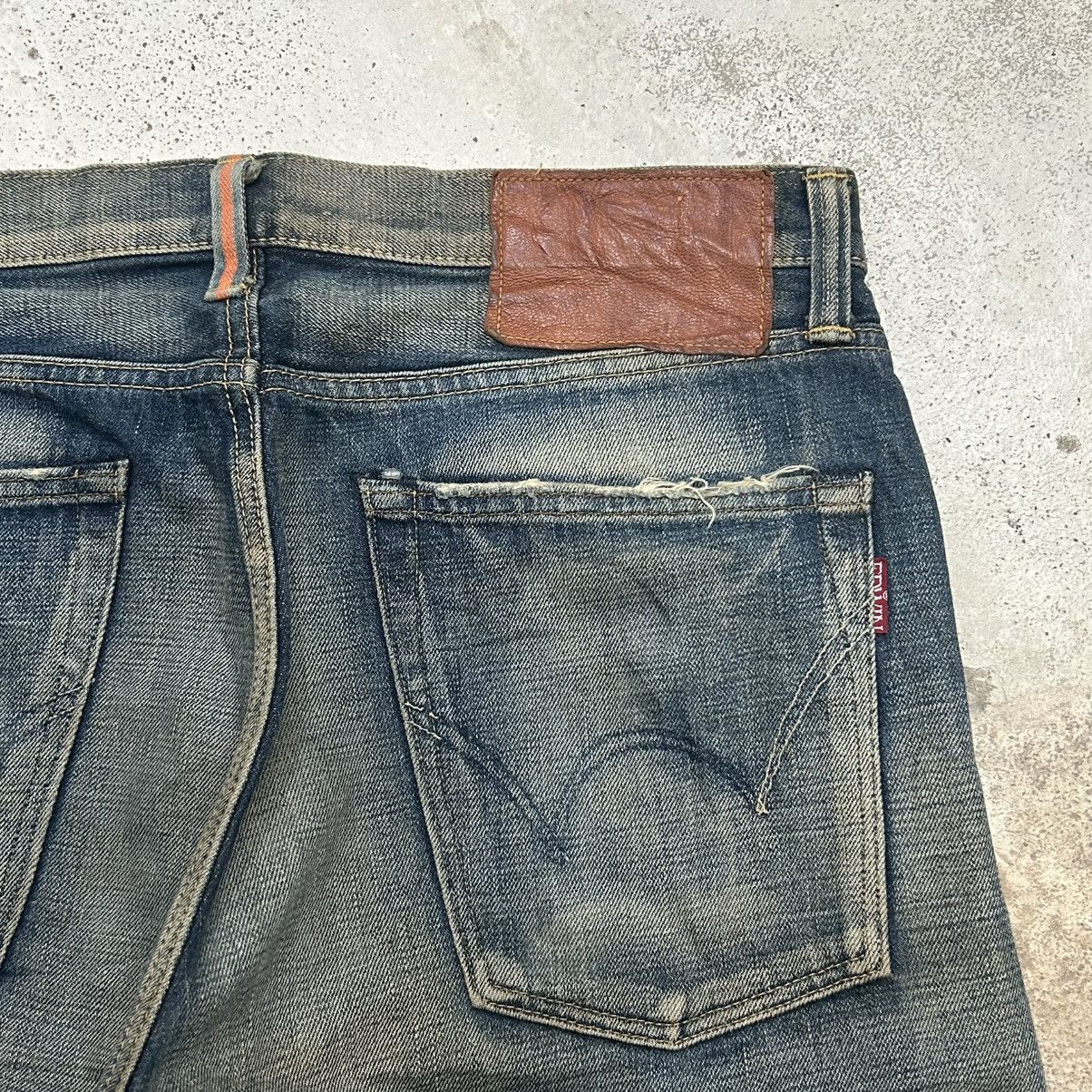 Edwin Vintage Edwin Selvedge Mud Washed Clawn Marks Size US 33 - 11 Thumbnail
