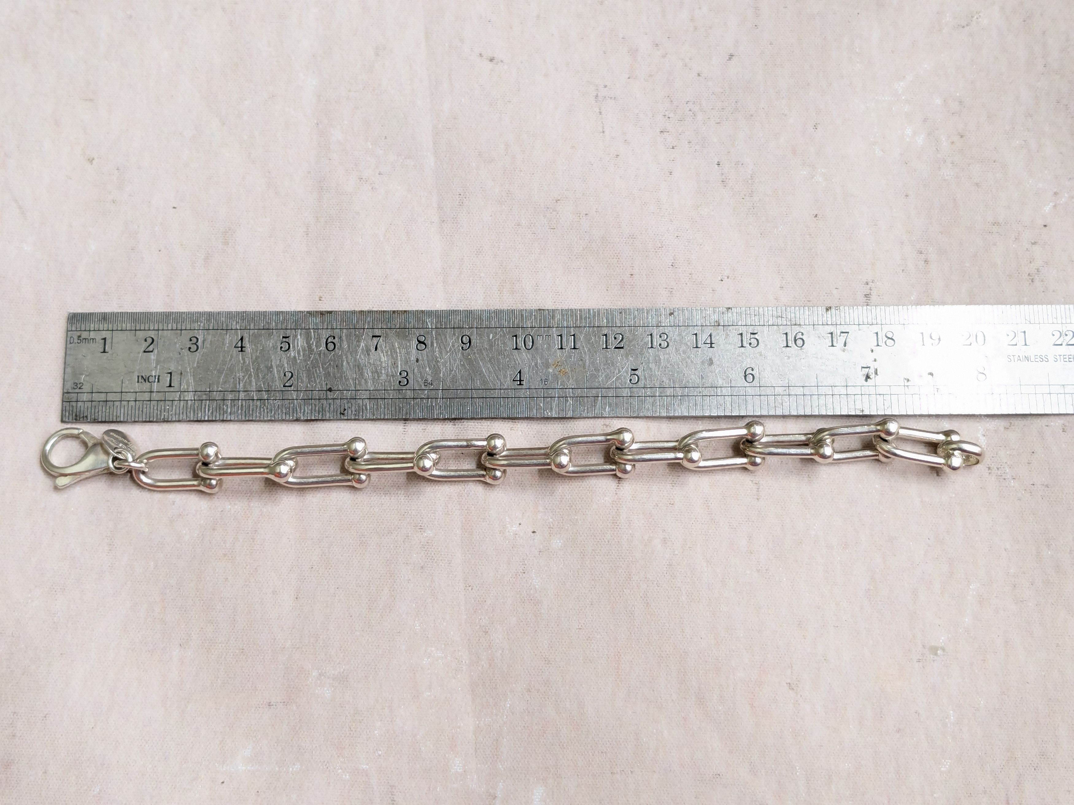 Jewelry × Vintage Horsebit Bracelet Silver Plated Bronze Italy Vintage 7.25" Size ONE SIZE - 14 Thumbnail