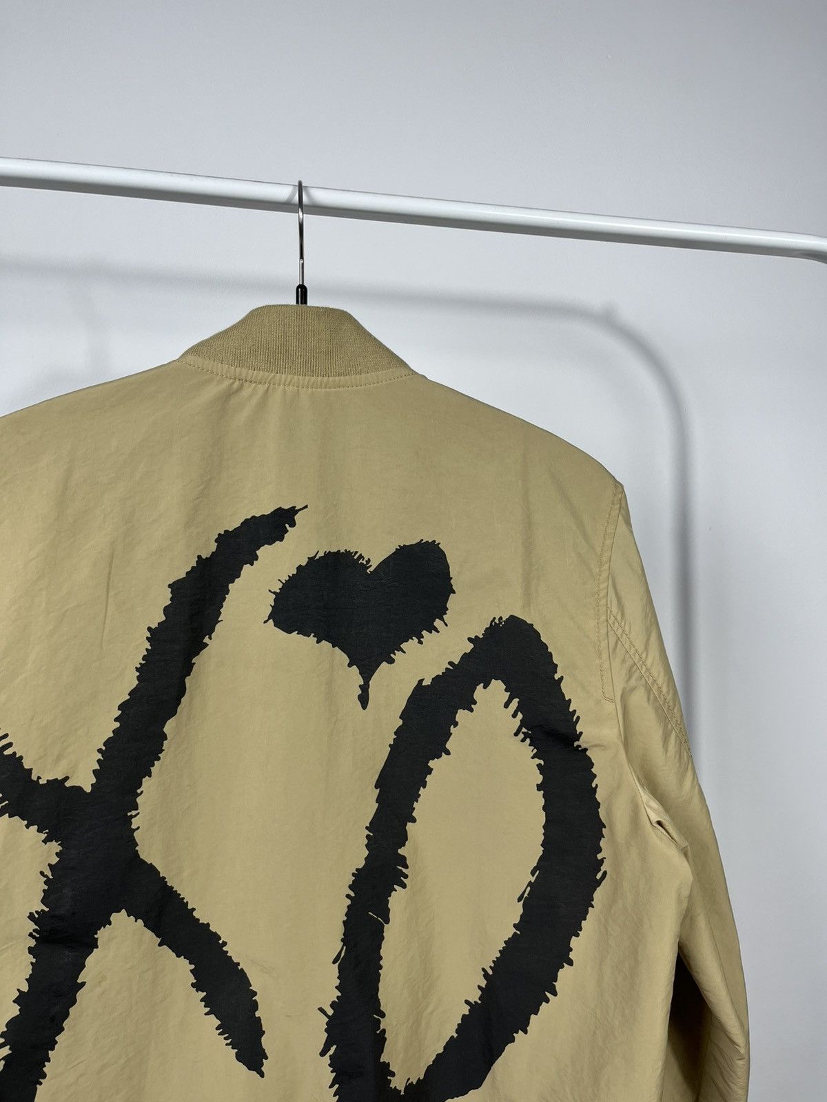 H&M H&M XO Bomber Jacket Beige Full Zip Streetwear Size US S / EU 44-46 / 1 - 14 Thumbnail