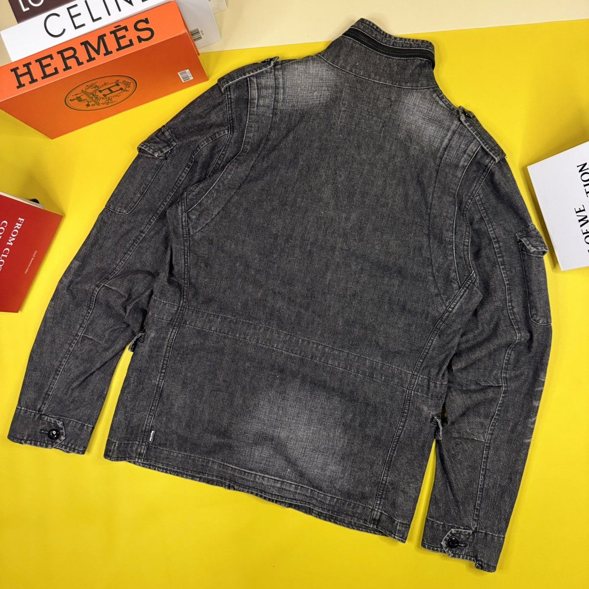 Neighborhood NEIGHBORHOOD BLACK WASHED DENIM JACKET Size US M / EU 48-50 / 2 - 11 Thumbnail
