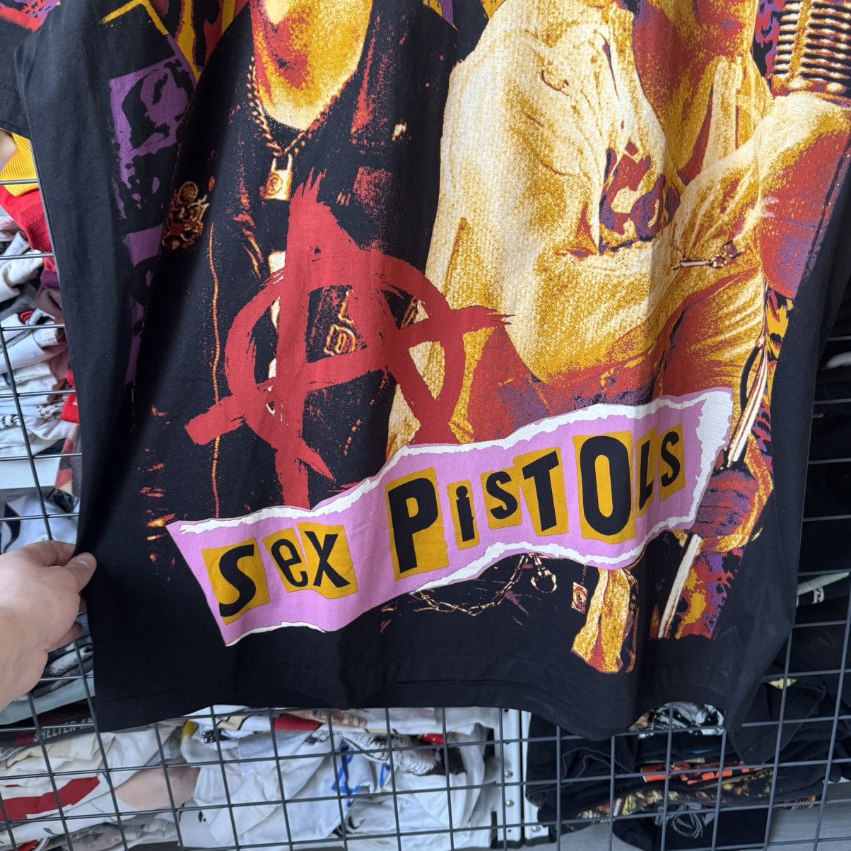 Band Tees Vintage Sex Pistols Sid Vicious AOP Punk T-shirt Size US XXL / EU 58 / 5 - 8 Thumbnail