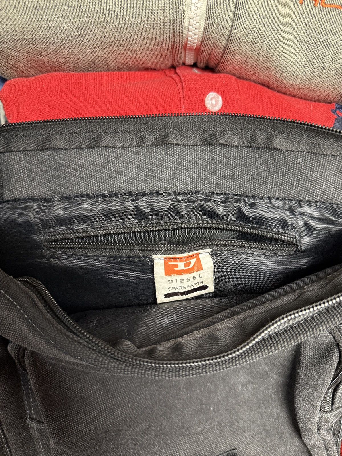 Diesel Rare Vintage 90’s DIESEL SPARE PARTS Jeans Bag Y2K Size ONE SIZE - 9 Thumbnail