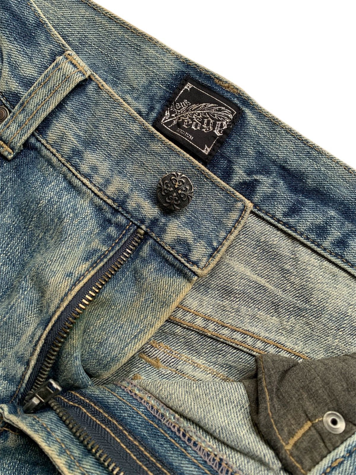 Japanese Brand g-land edge ripped distressed flared y2k grunge style Size US 31 - 8 Thumbnail