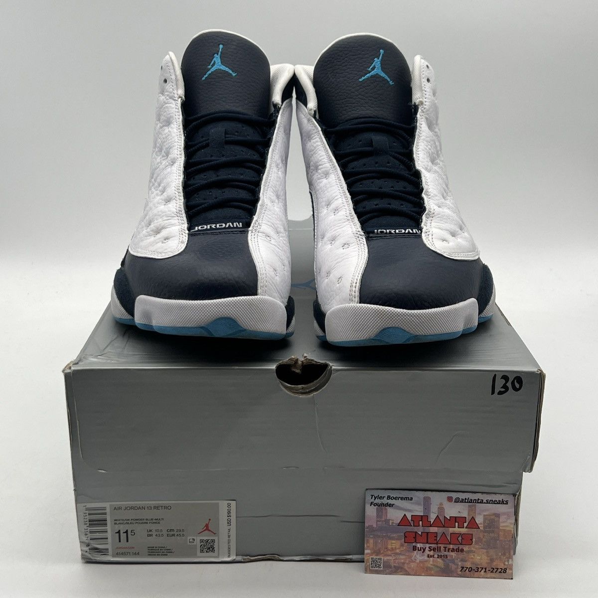 Jordan Brand Air Jordan 13 obsidian Size US 11.5 / EU 44-45 - 2 Thumbnail