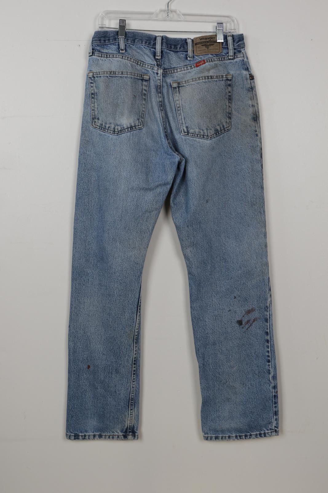 Wrangler 2010's Wrangler Paint Stain Straight-Leg Jeans Size US 34 / EU 50 - 2 Thumbnail