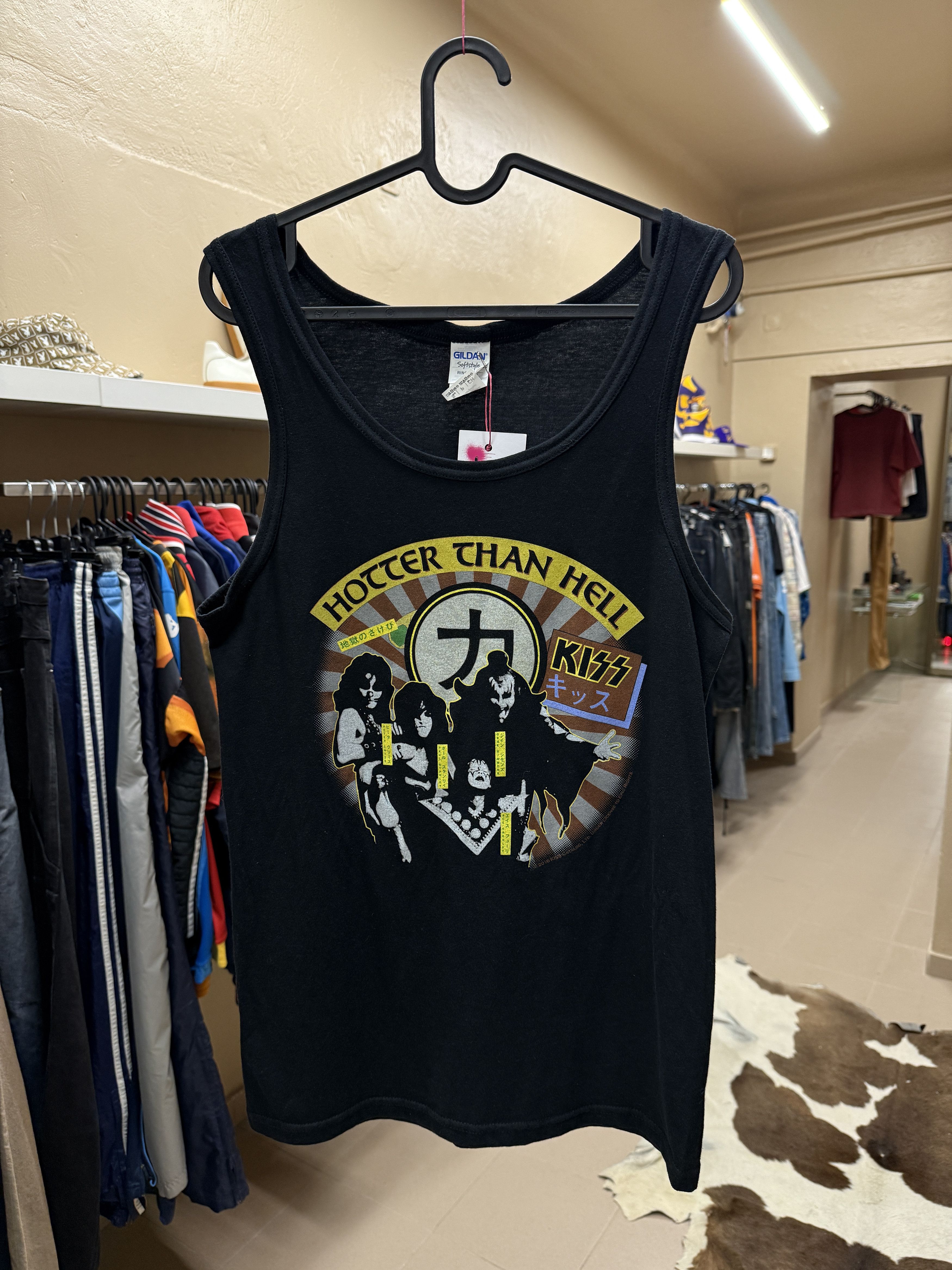 KISS Kiss Hotter than hell merch tank top - S Size US S / EU 44-46 / 1 - 1 Thumbnail