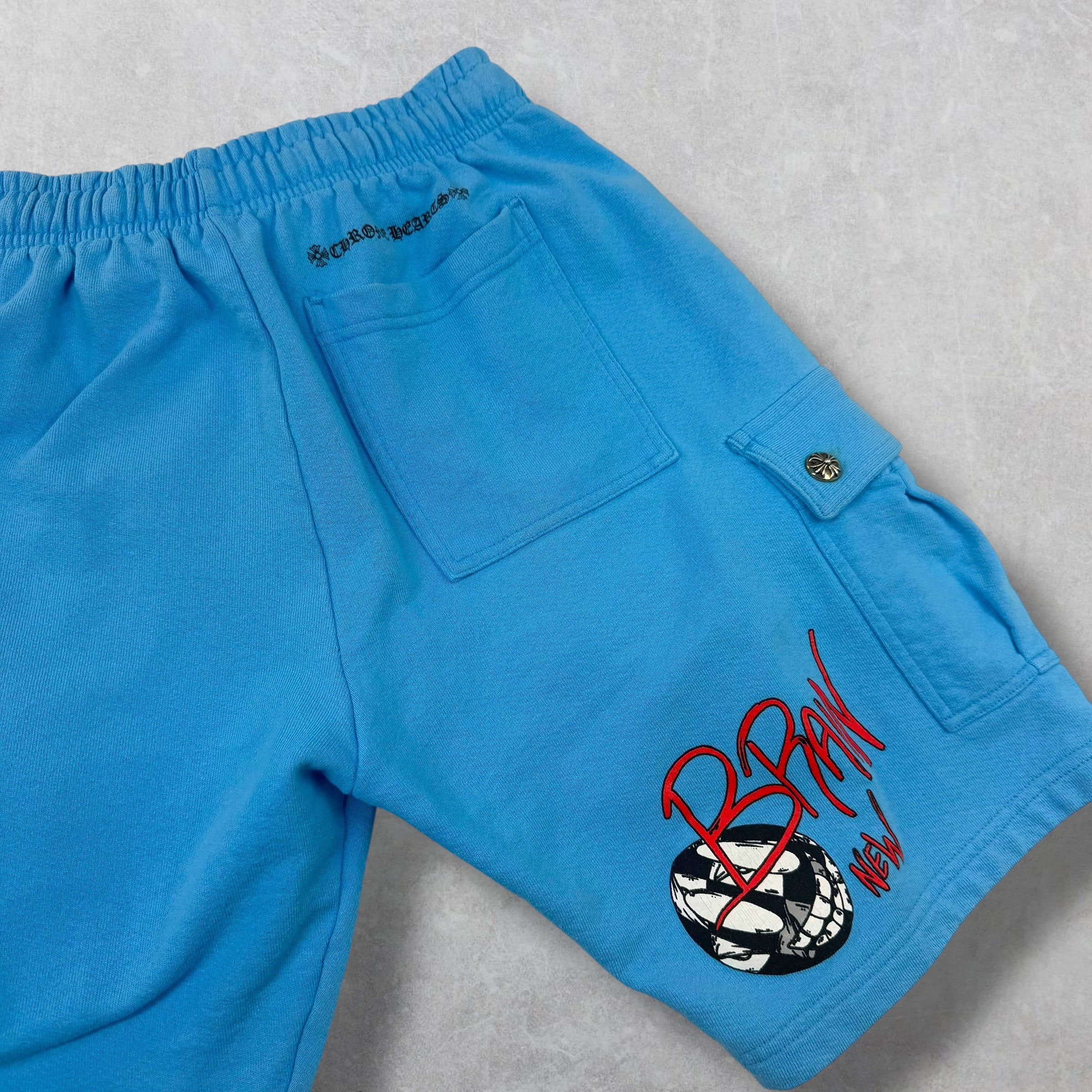 Chrome Hearts Chrome Hearts Matty Boy Blue Cargo Shorts S Size US 30 / EU 46 - 4 Thumbnail