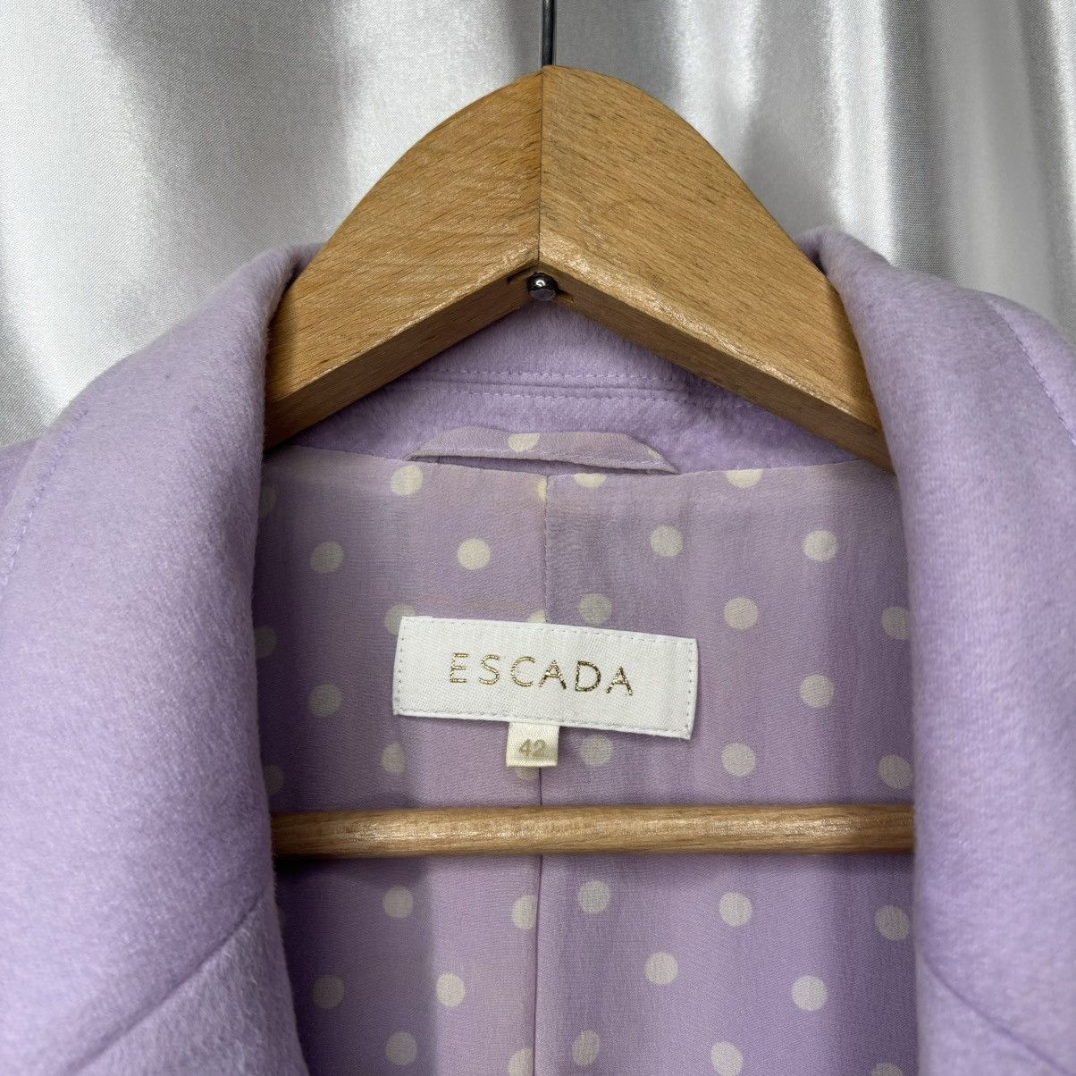 Escada Vintage blazer jacket escada lilac heather purple pastel Size M / US 6-8 / IT 42-44 - 3 Thumbnail