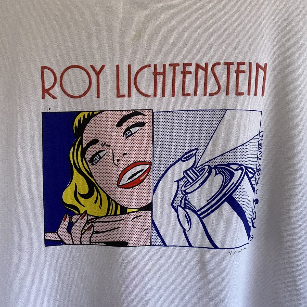 Uniqlo UNIQLO Roy Lichtenstein “Girl” “Spray Can” tee shirt Size US M / EU 48-50 / 2 - 3 Thumbnail