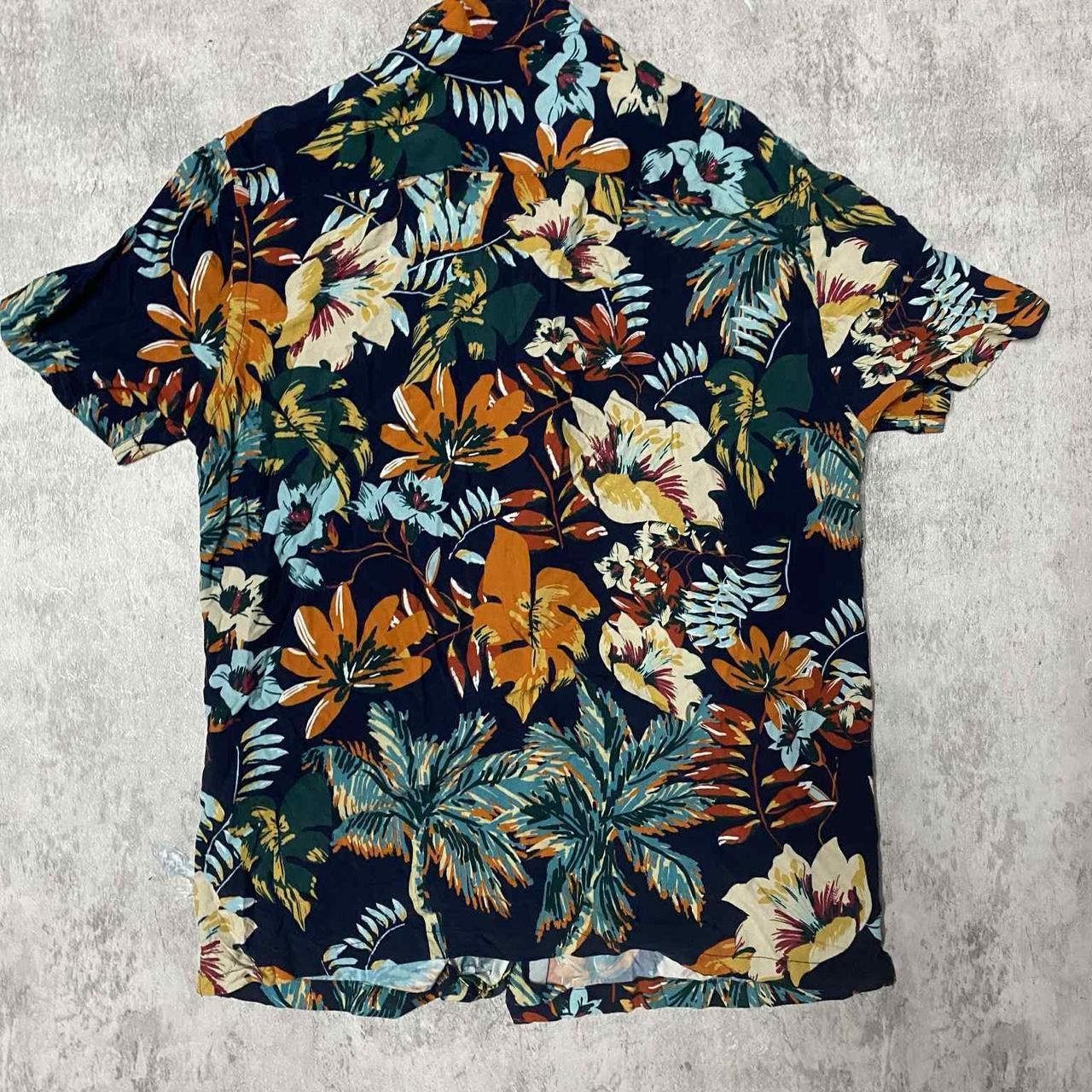 Other Navy floral short sleeve button-up shirt #floralshirt Size US M / EU 48-50 / 2 - 4 Thumbnail