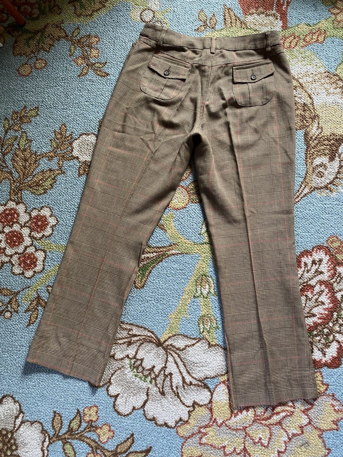 Dolce & Gabbana Vintage 90’s Dolce & Gabbana Houndstooth Trousers Size 28" / US 6 / IT 42 - 2 Thumbnail