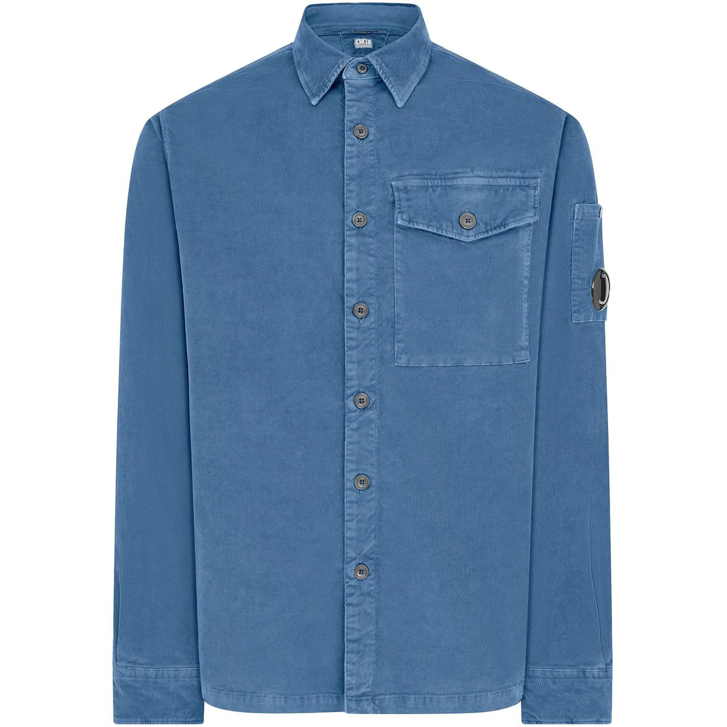 C.P. Company o1g2r1mq0426 Corduroy Shirt in Blue Size US XS / EU 42 / 0 - 1 Thumbnail