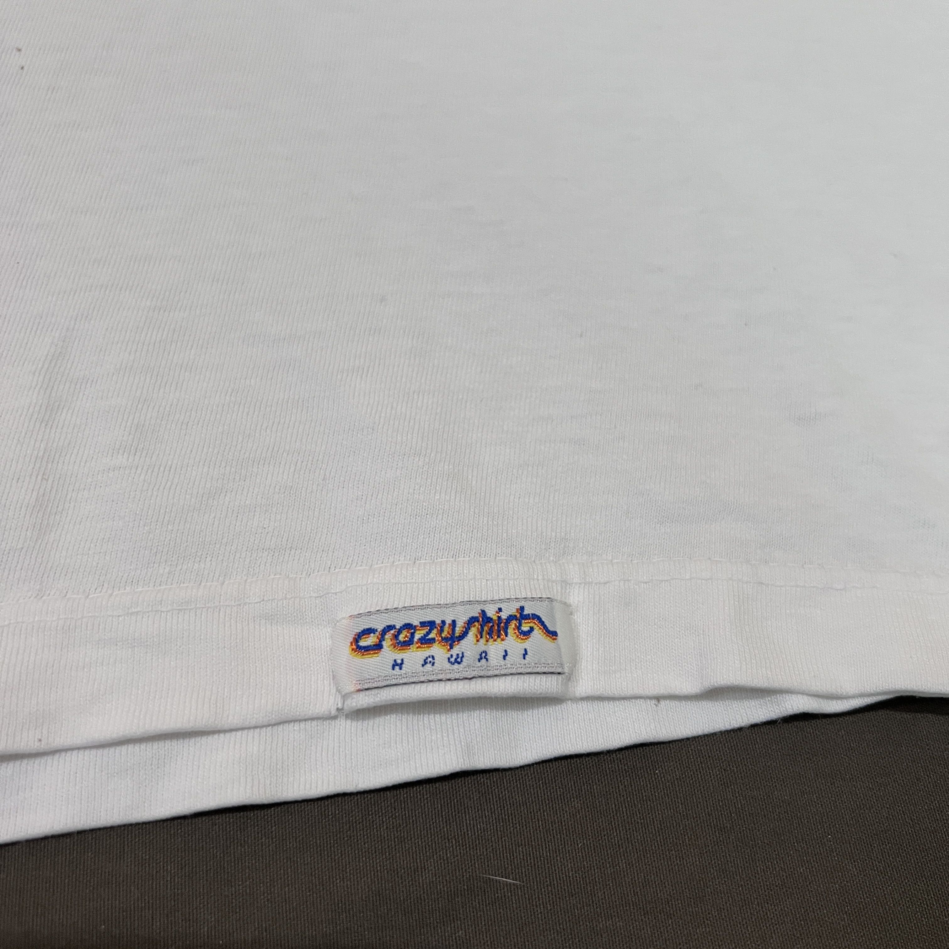 Vintage Vintage 90s CRAZY SHIRT Hawaii Tee Size L Size US L / EU 52-54 / 3 - 10 Thumbnail