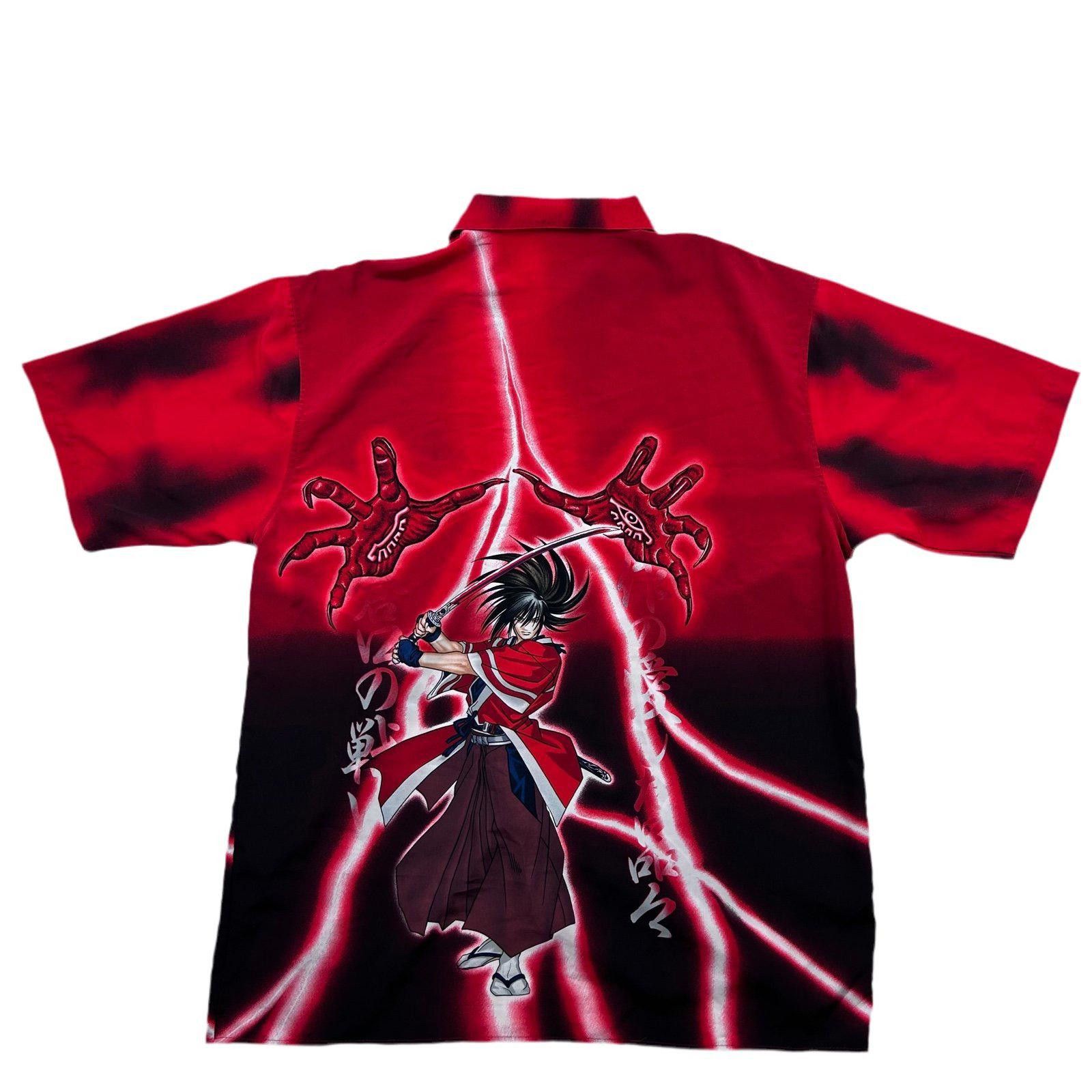 Other Vintage Anime Button-Up Shirt – Inuyasha (Kagome) Samurai 3X Size US XXL / EU 58 / 5 - 2 Thumbnail