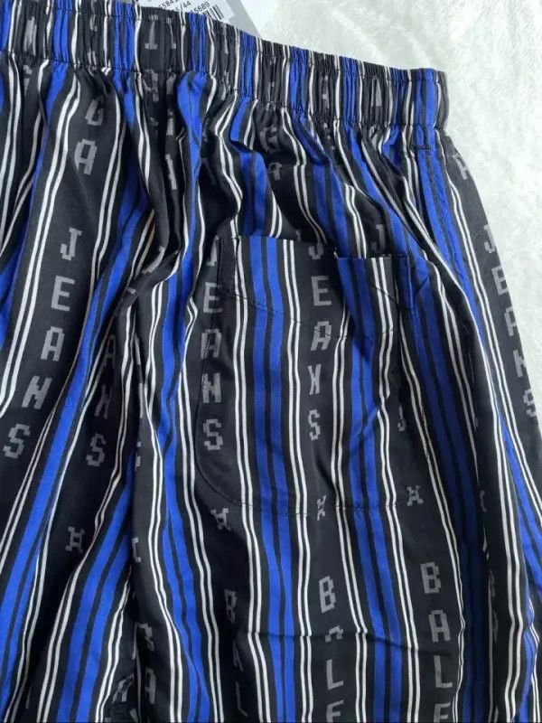 Balenciaga Balenciaga Balenciaga SS22 Striped Loose Shorts for Men -2 Size US 44 / EU 60 - 9 Thumbnail