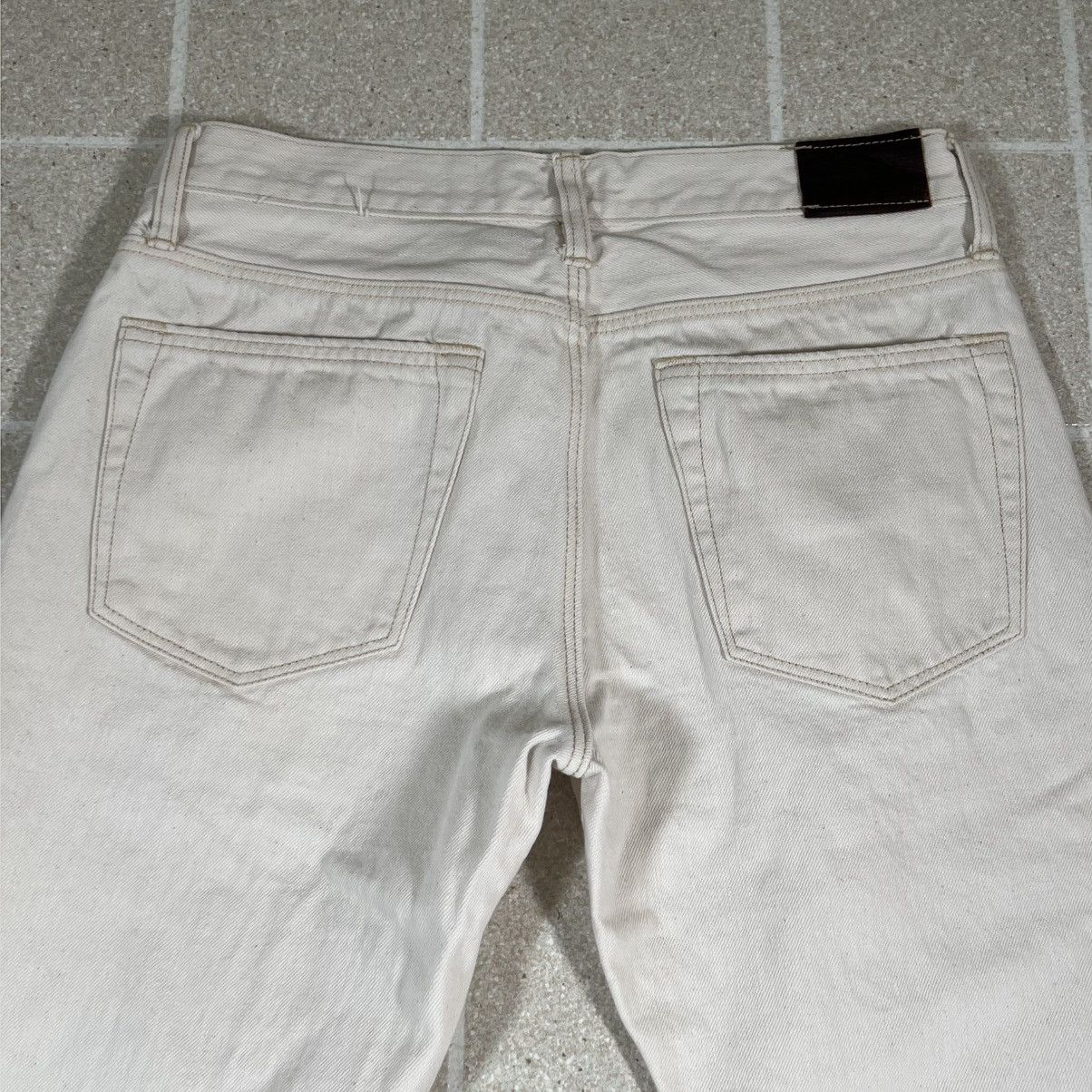 J.Crew J Crew 770 Jeans 30X29 White Selvedge Denim Button Fly Size US 30 / EU 46 - 4 Thumbnail