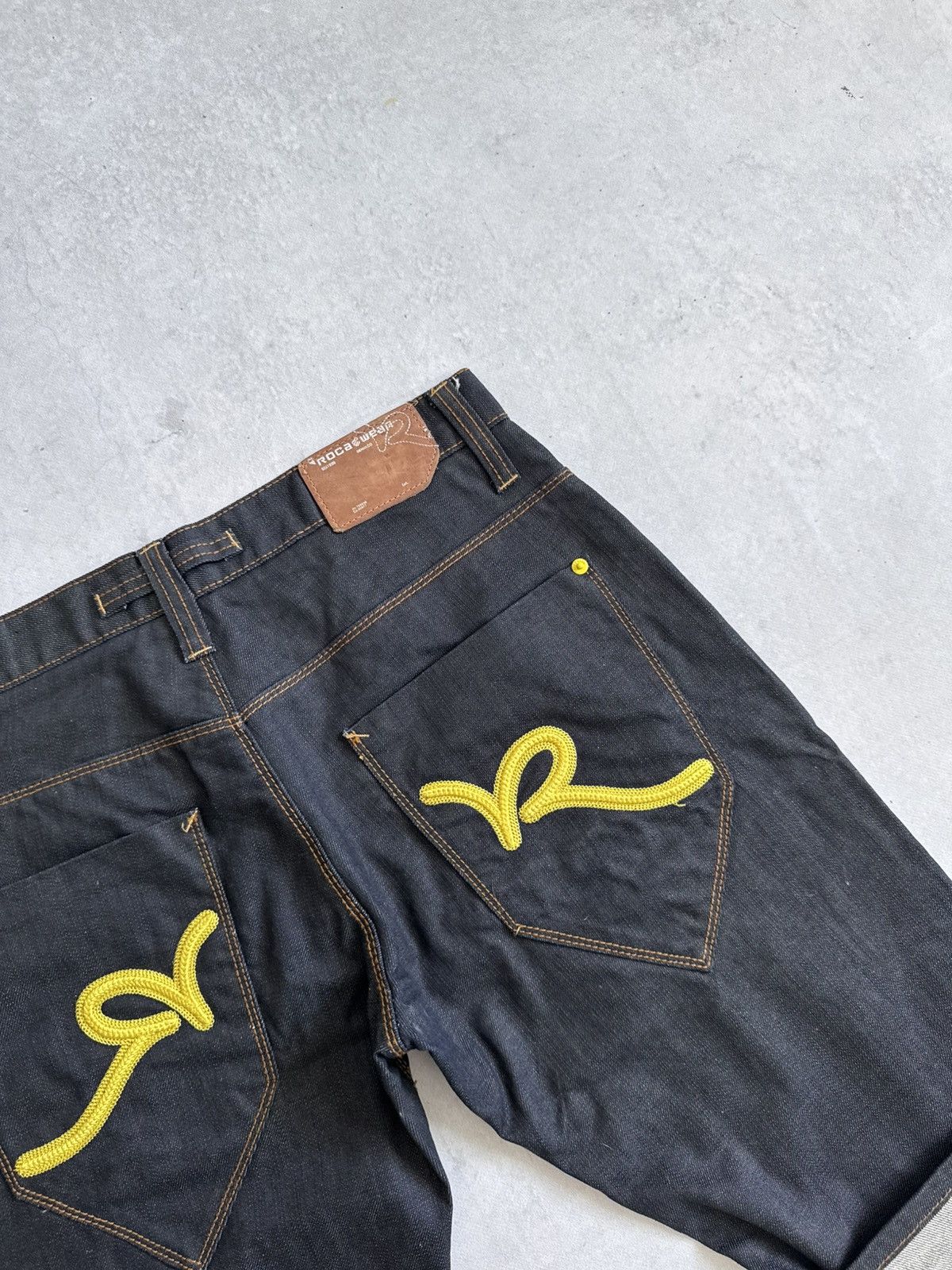 Rocawear RocaWear Y2K Blue Heavyweight Denim Japan Style Rare Shorts Size US 34 / EU 50 - 4 Thumbnail