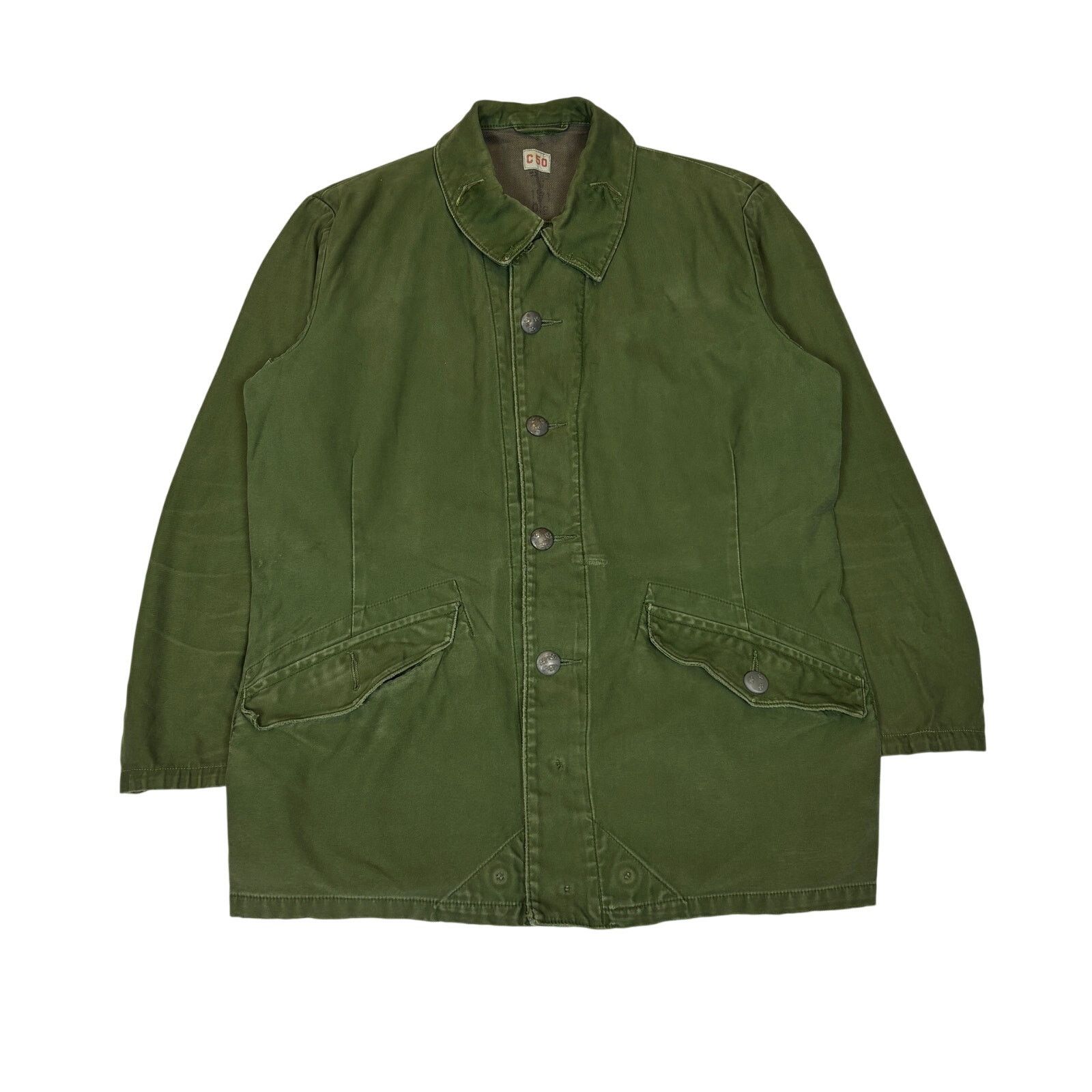 Vintage Vintage 70s Swedish Military Jacket C50 OSB M59 4 Pocket Size US M / EU 48-50 / 2 - 1 Thumbnail