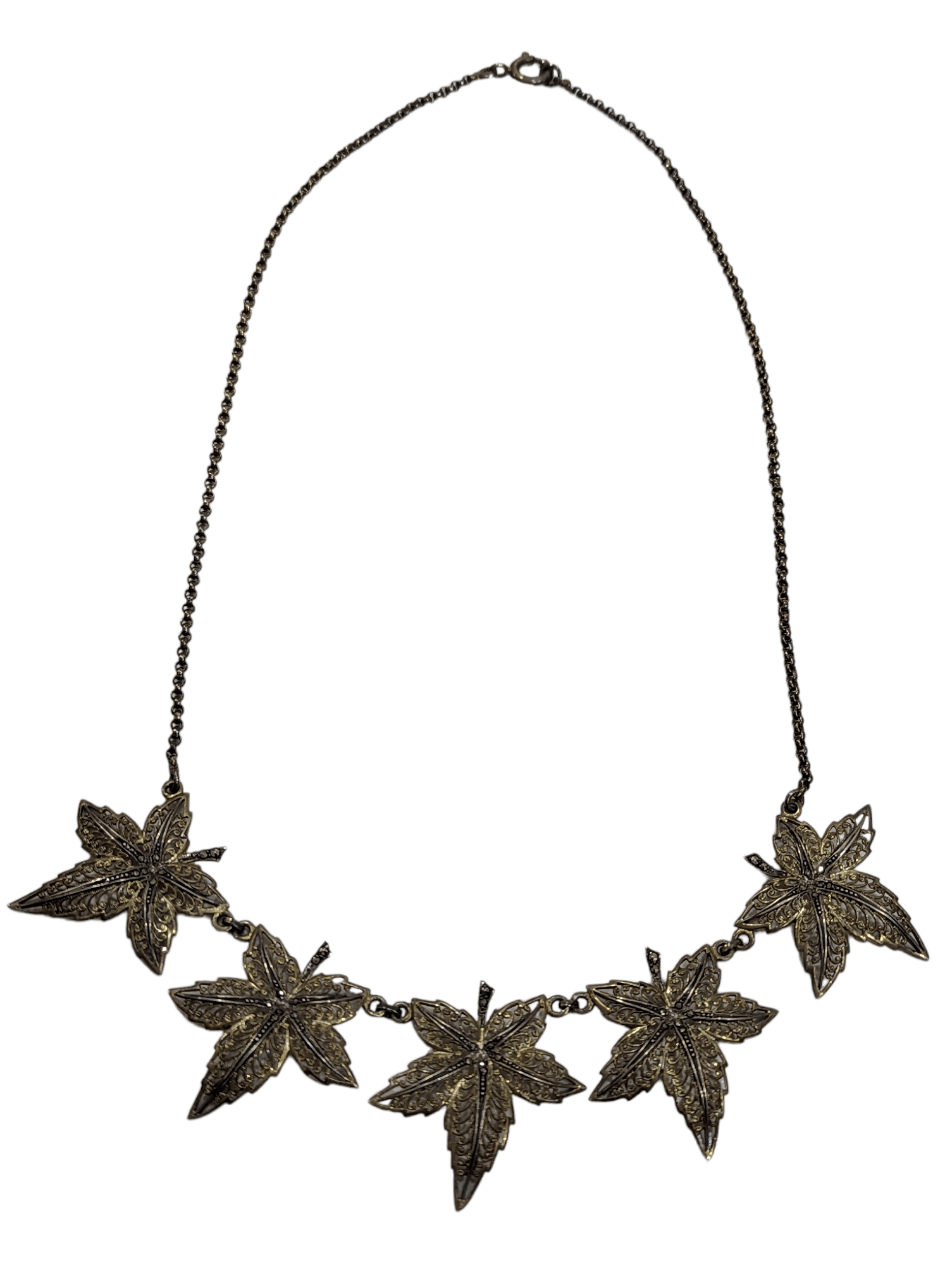 Jewelry Marijuana Weed Leaf Necklace Jewelry Hippie Peace Bob Marley Size ONE SIZE - 1 Thumbnail