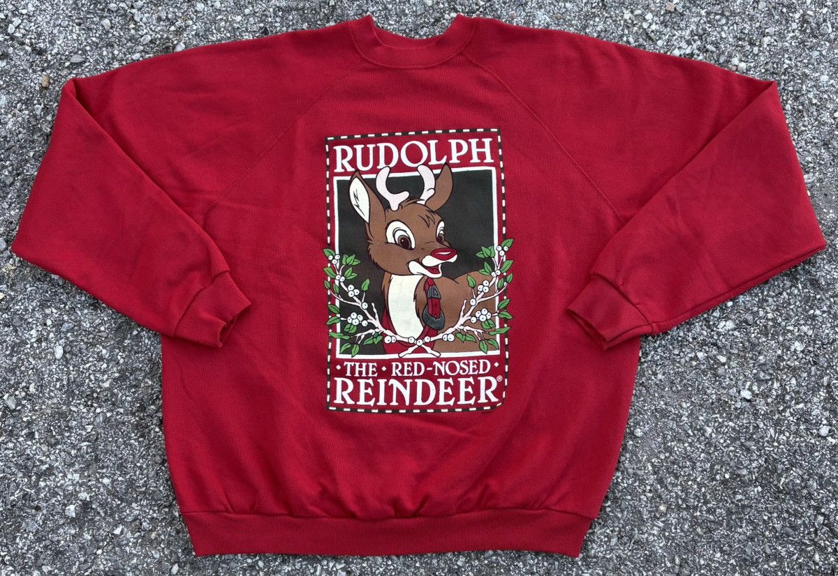 Other Vintage 90s Rudolph The Red Nosed Reindeer Crewneck Size US XL / EU 56 / 4 - 1 Preview