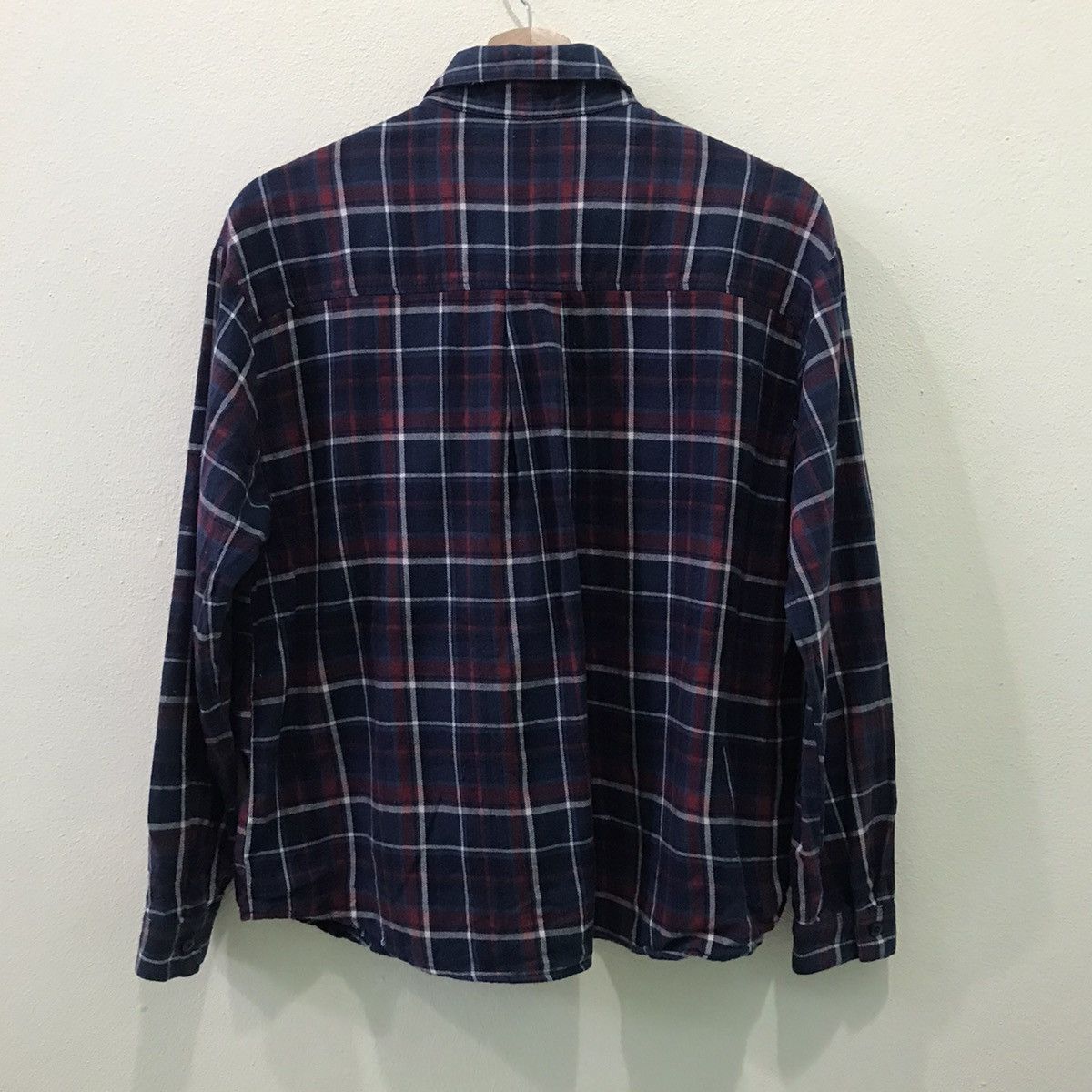 Flannel × Japanese Brand Vintage Colza Plaid Tartan Flannel Shirt Size M / US 6-8 / IT 42-44 - 6 Thumbnail