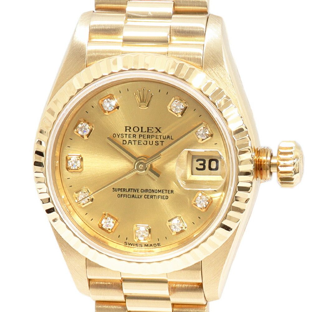 Rolex Rolex Rolex Datejust Au750 Crocodile skin Automatic 79178G DUTY FREE for USA Size ONE SIZE - 1 Thumbnail