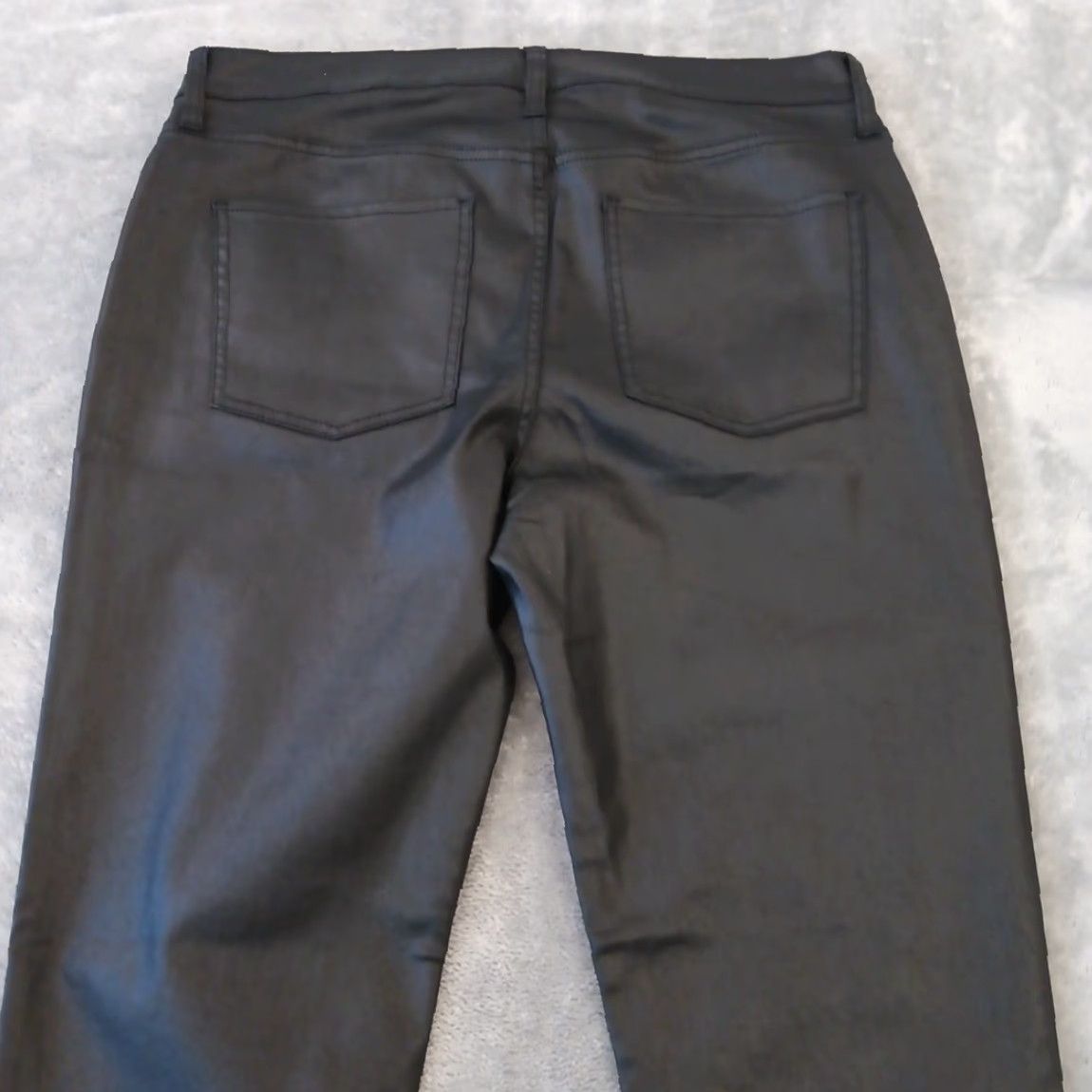 Banana Republic Banana Republic Pants Womens Size 31 Black Mid Rise Slim Fit Stretch Coated New Size 24" / US 00 / IT 34 - 7 Thumbnail